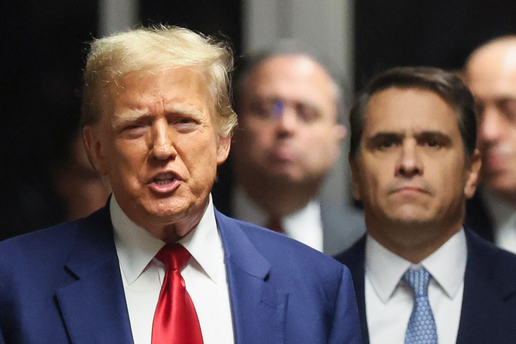 Former President Donald Trump Attends Pre-Trial Hearing In New York Hush Money Case