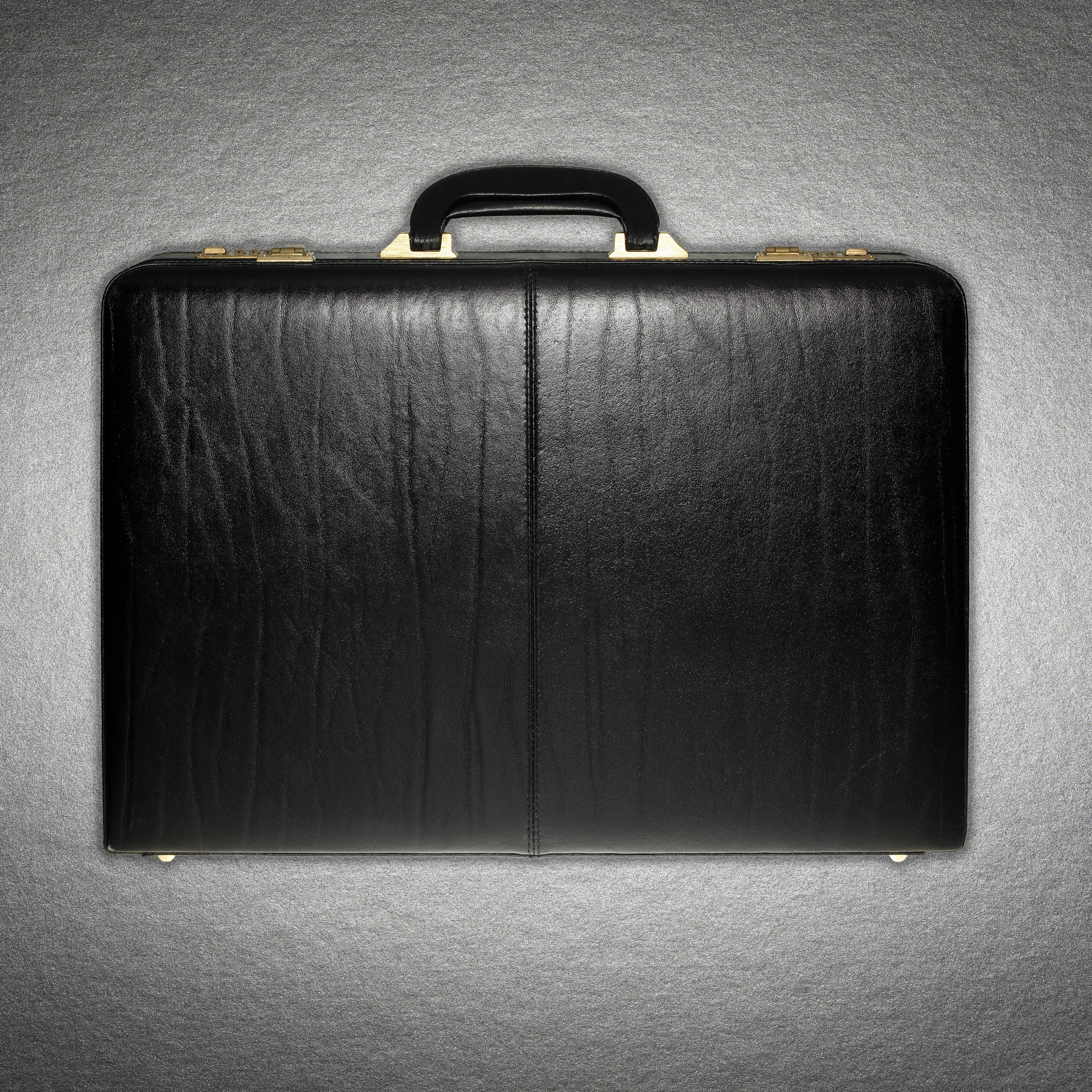 Leather briefcase