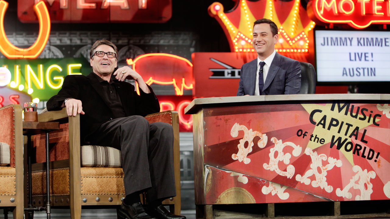 Texas Governor Rick Perry on Jimmy Kimmel Live