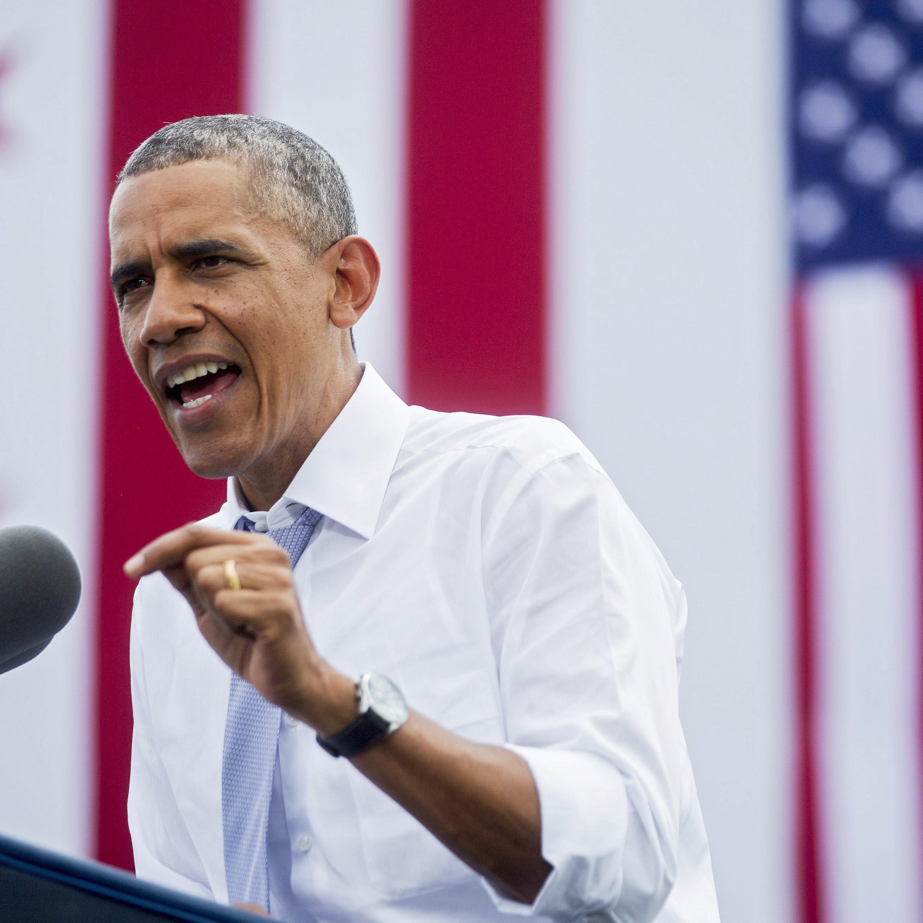 Obama Speaks on Highway Trust Fund in Georgetown