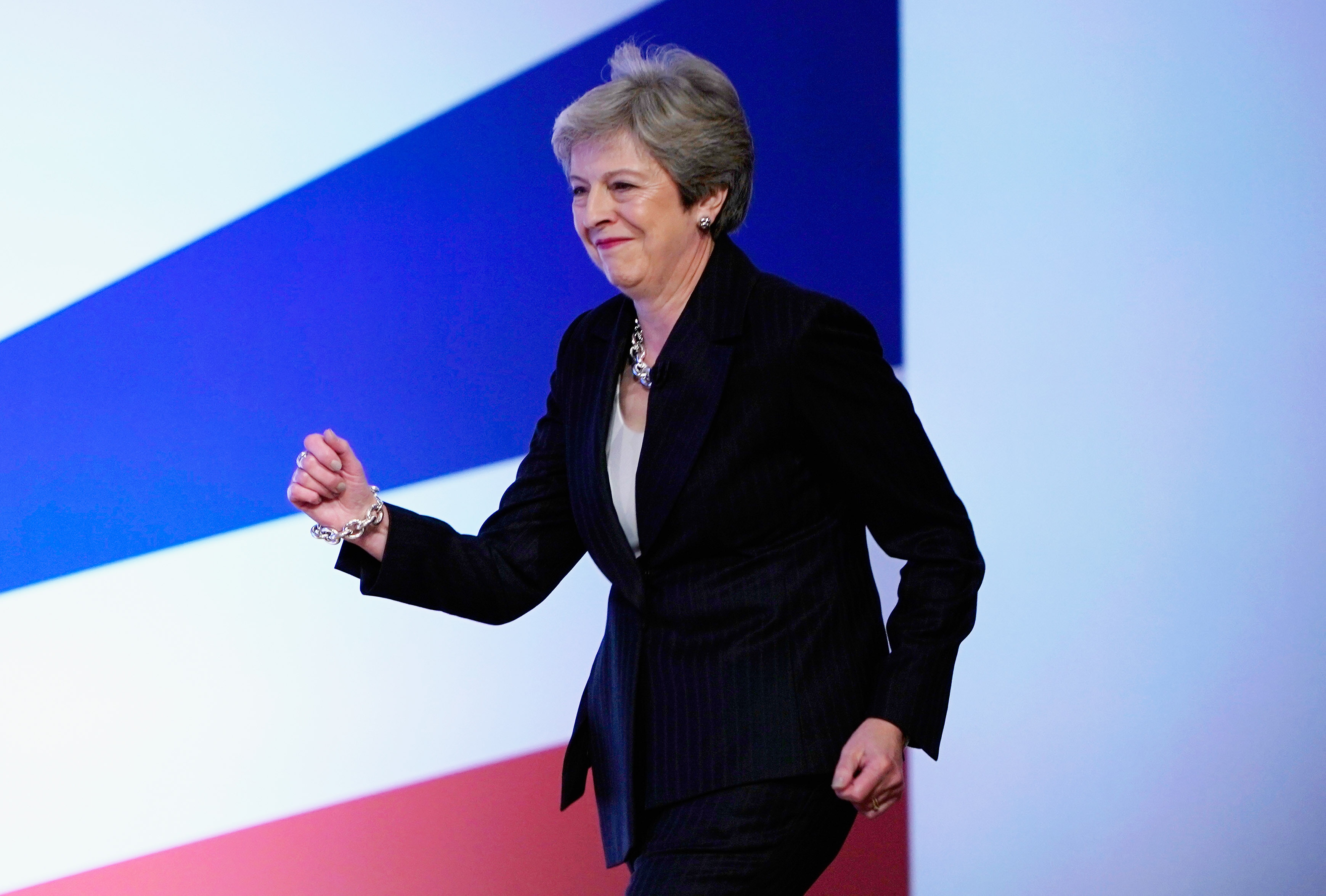 Conservative Party Leader Speaks To Conference On Day Four