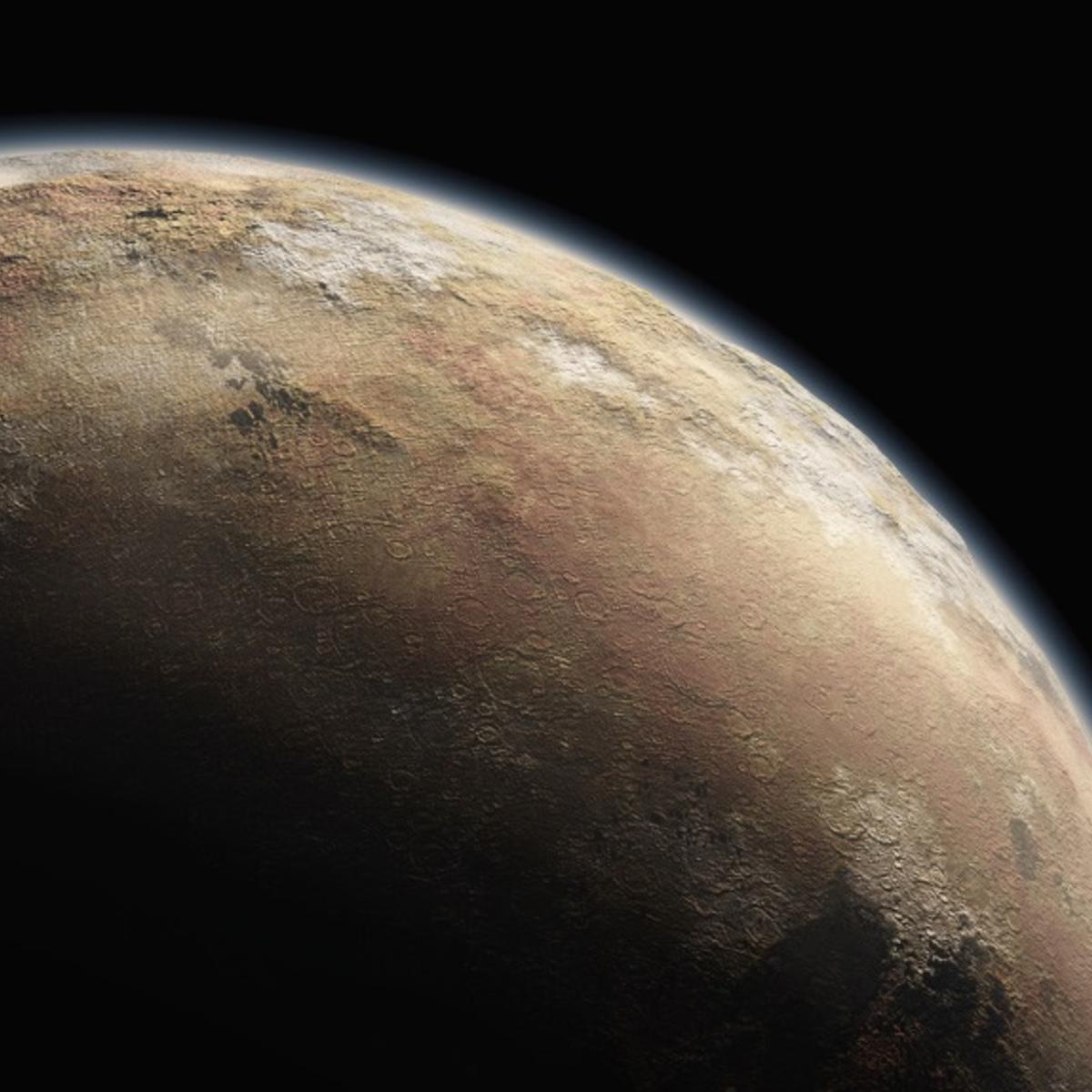 Sure looks like a planet: An artist's rendering of Pluto