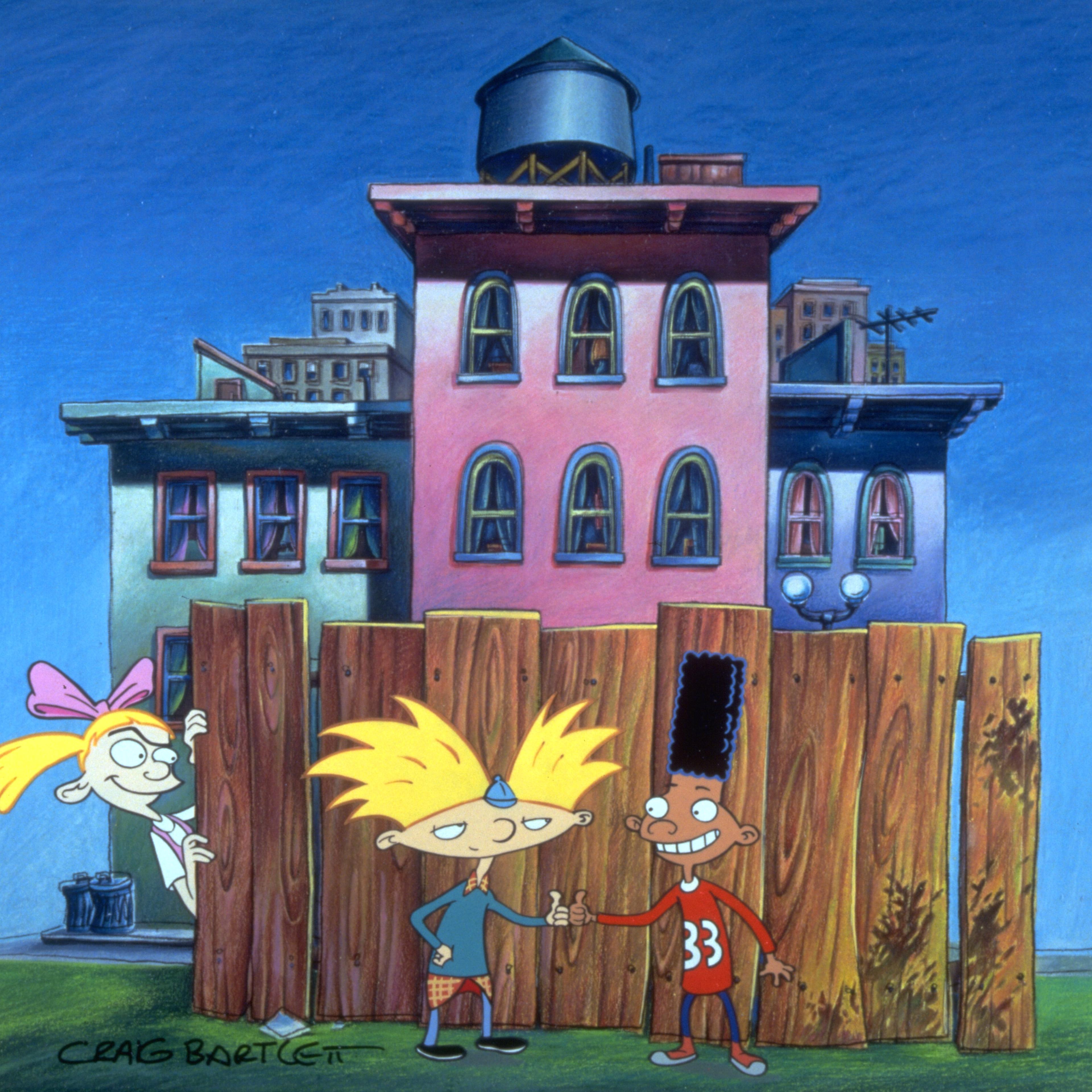Gerald Johannsen, Arnold and Helga G. Pataki in HEY ARNOLD. Nickelodeon.