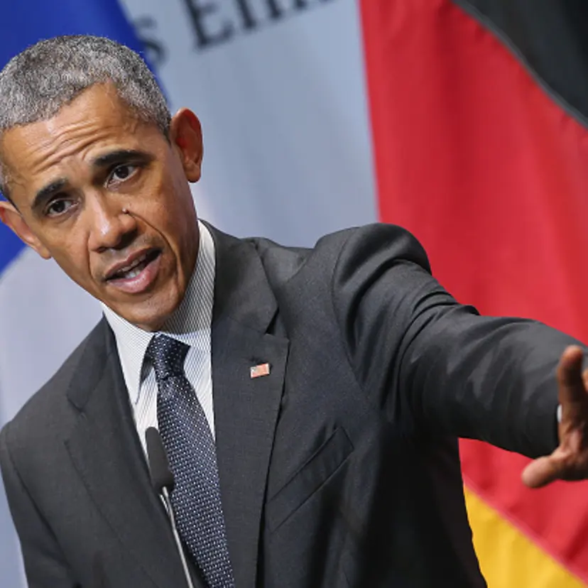 U.S. President Barack Obama speaks to the media at the conclusion of the summit of G7 nations at Schloss Elmau on June 8, 2015 near Garmisch-Partenkirchen, Germany.