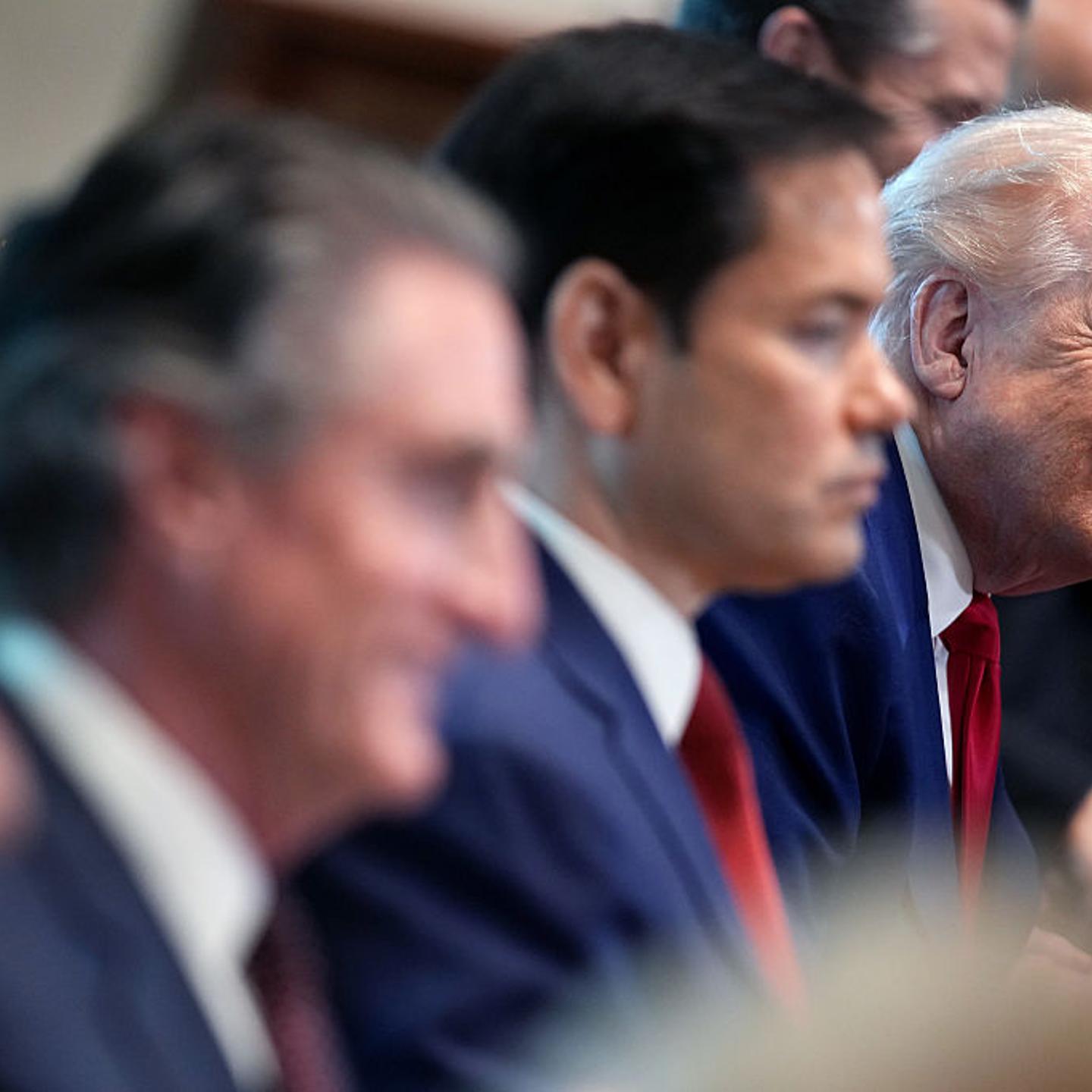 President Trump Holds Cabinet Meeting At White House
