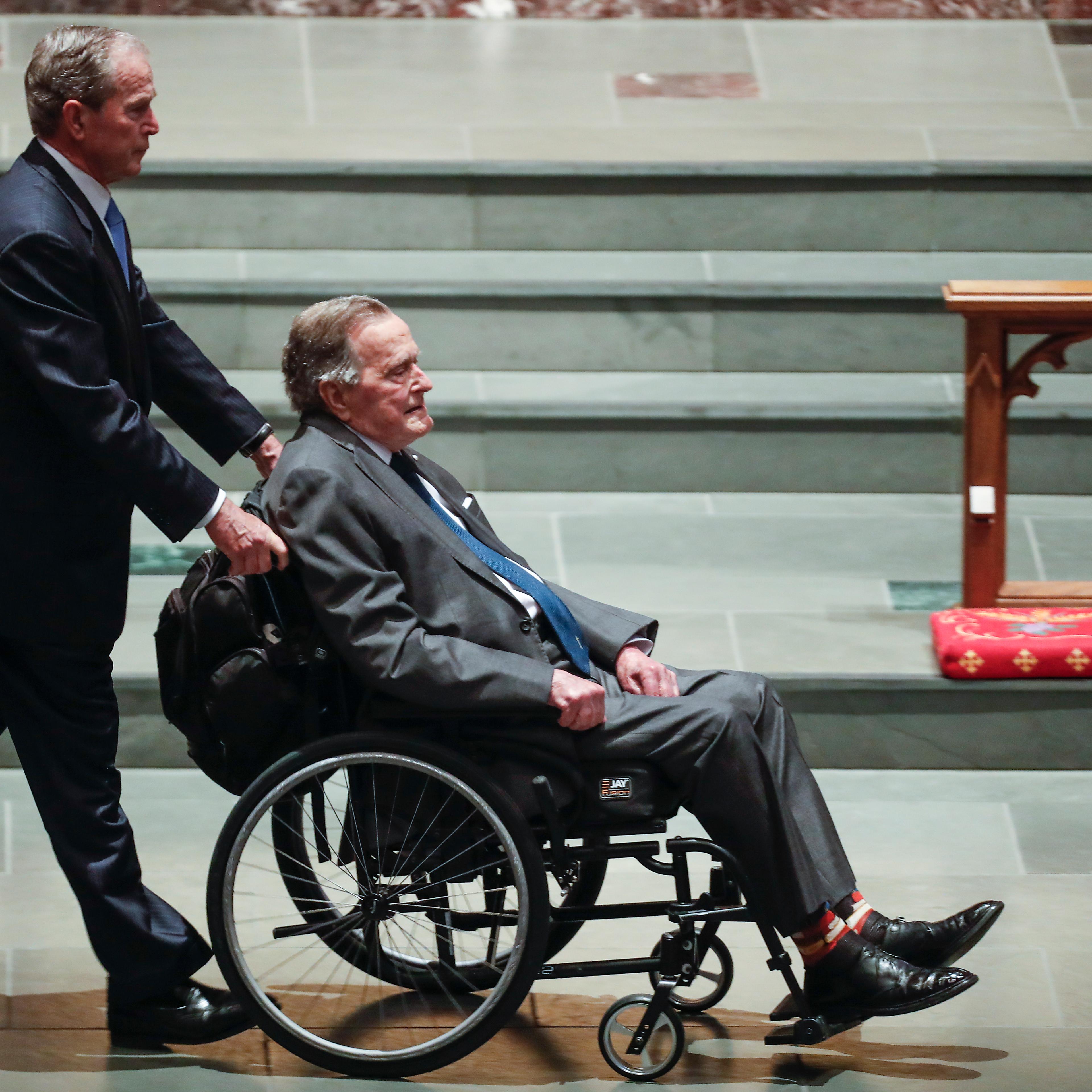 Mourners, Including Former Presidents, Attend Funeral For Barbara Bush