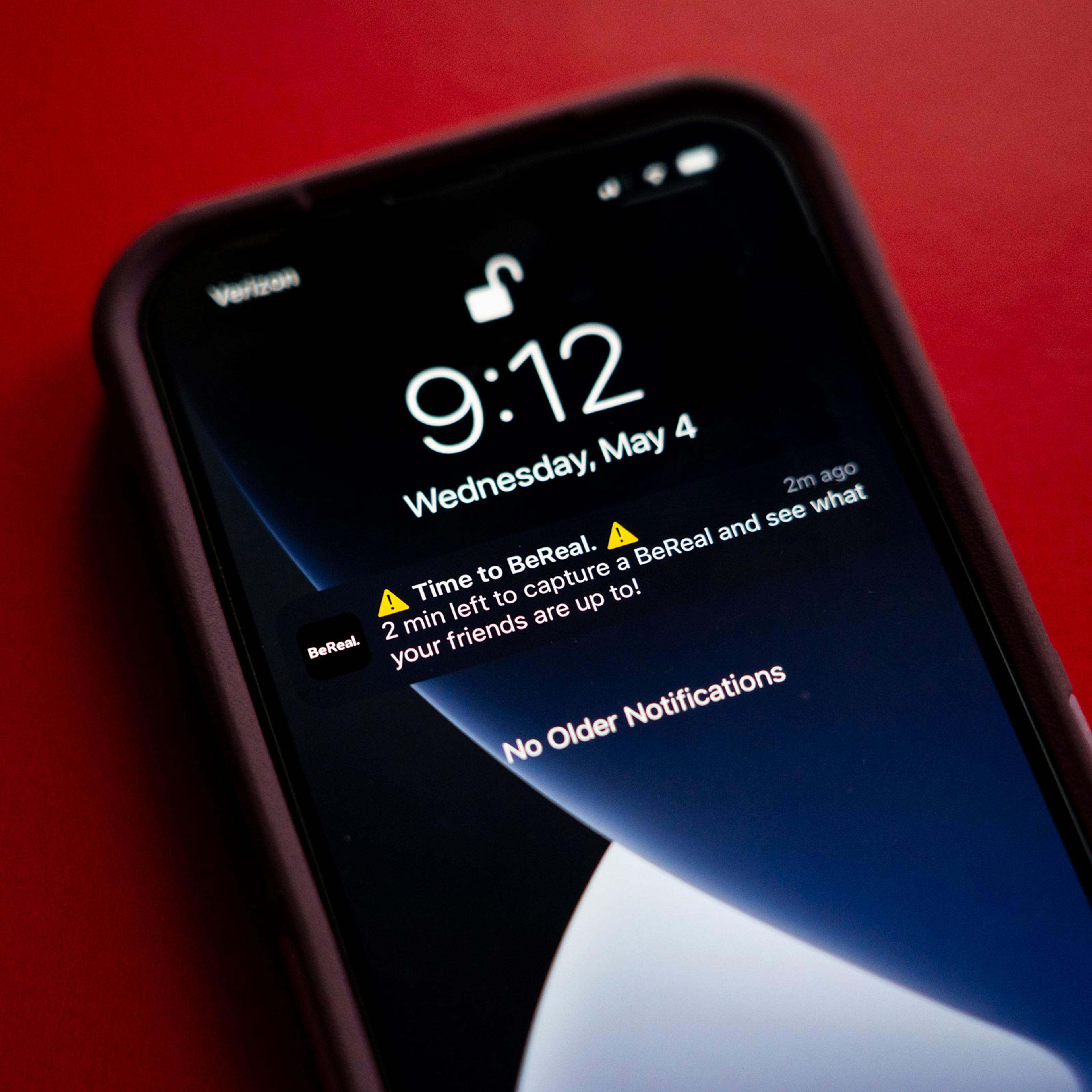 The BeReal app in Brooklyn, May 4, 2022. (Calla Kessler/The New York Times)
