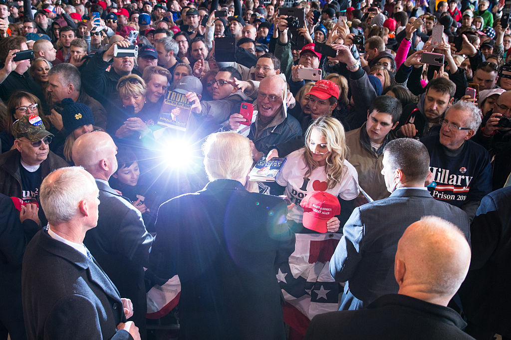 Donald Trump Holds Campaign Rally In Rochester, NY