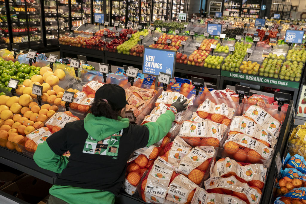 Inside An Amazon Fresh Store As Amazon Expands Grocery Delivery