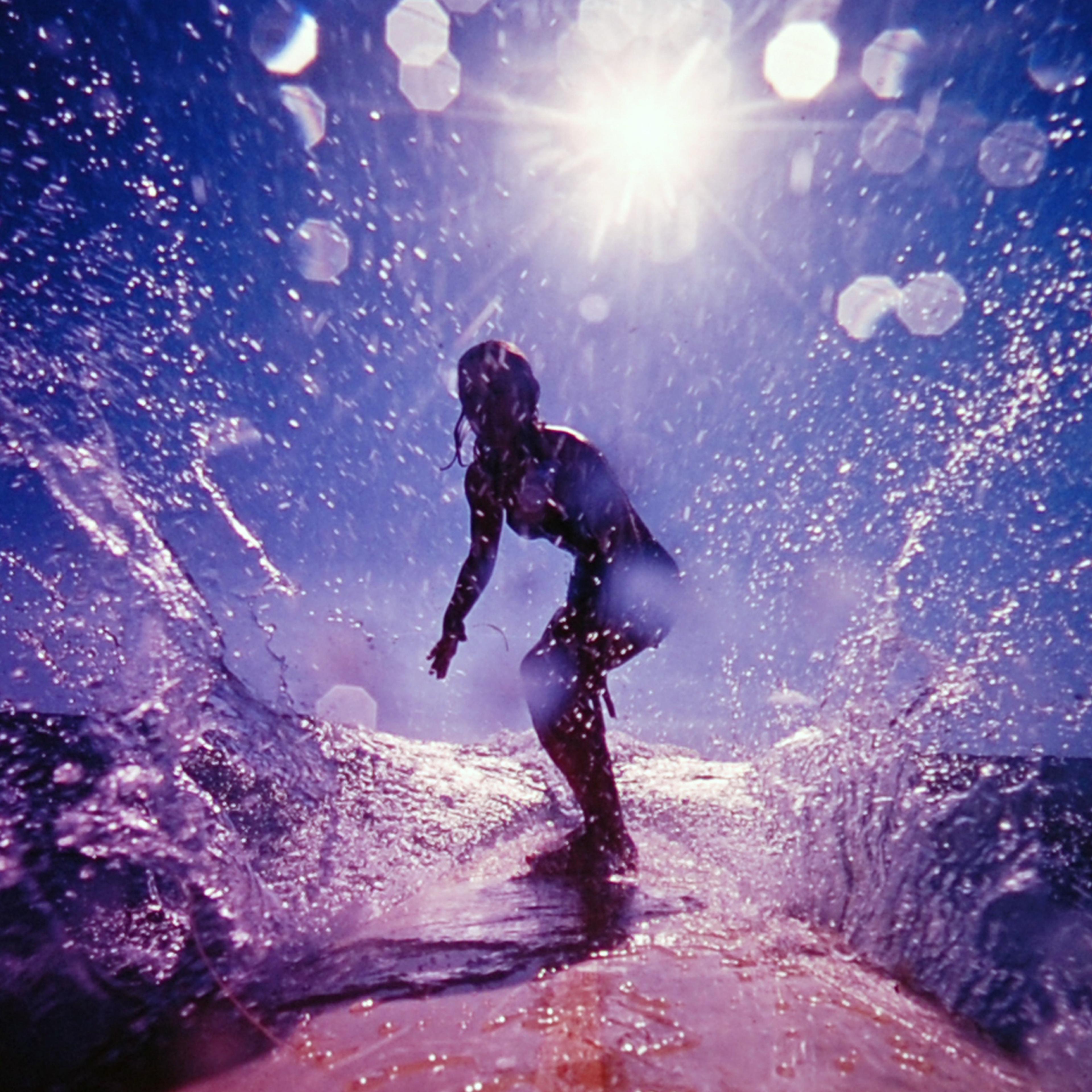 Surfing in Hawaii, 1963.