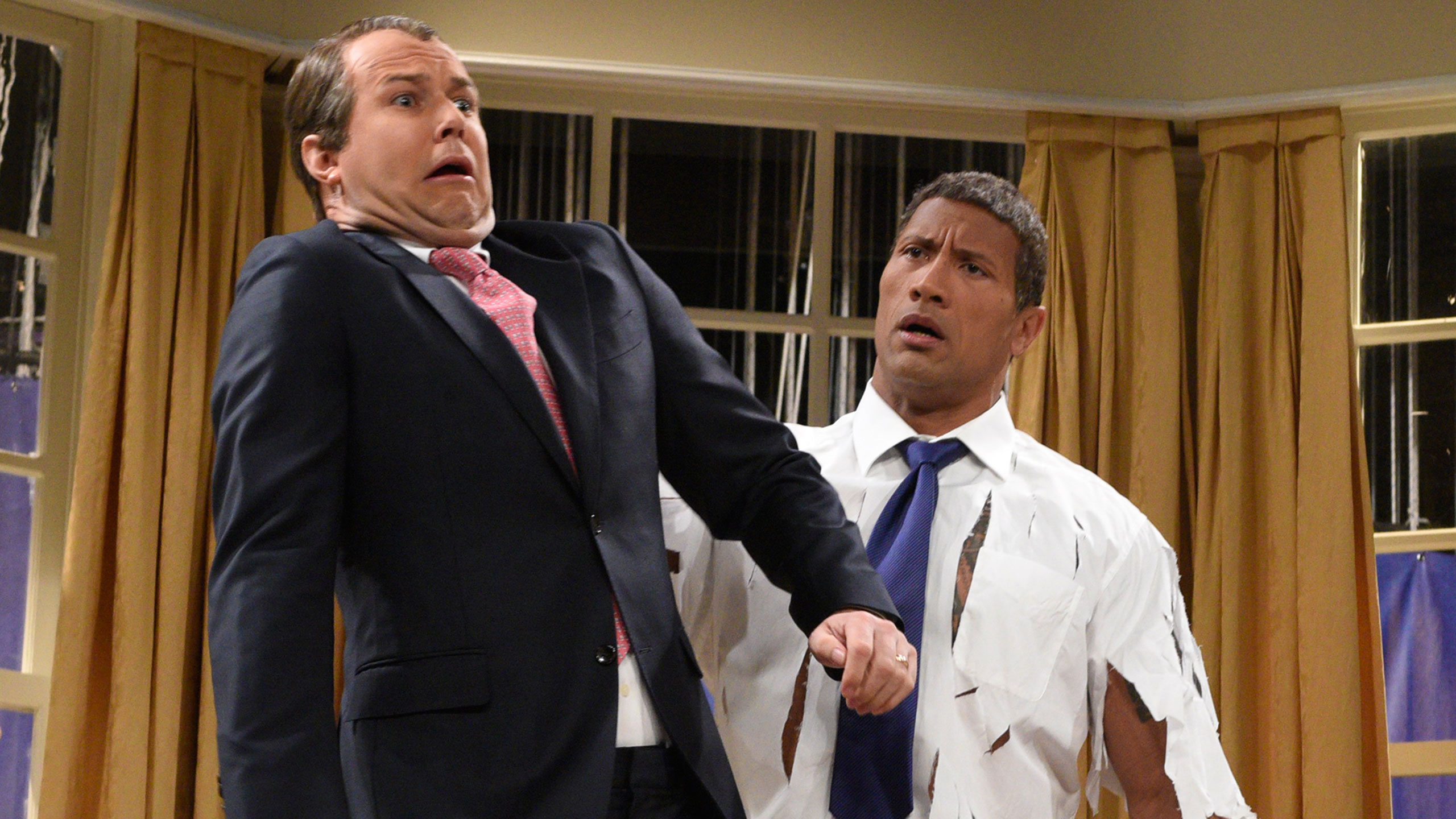 SNL The Rock Obama Dwayne Johnson