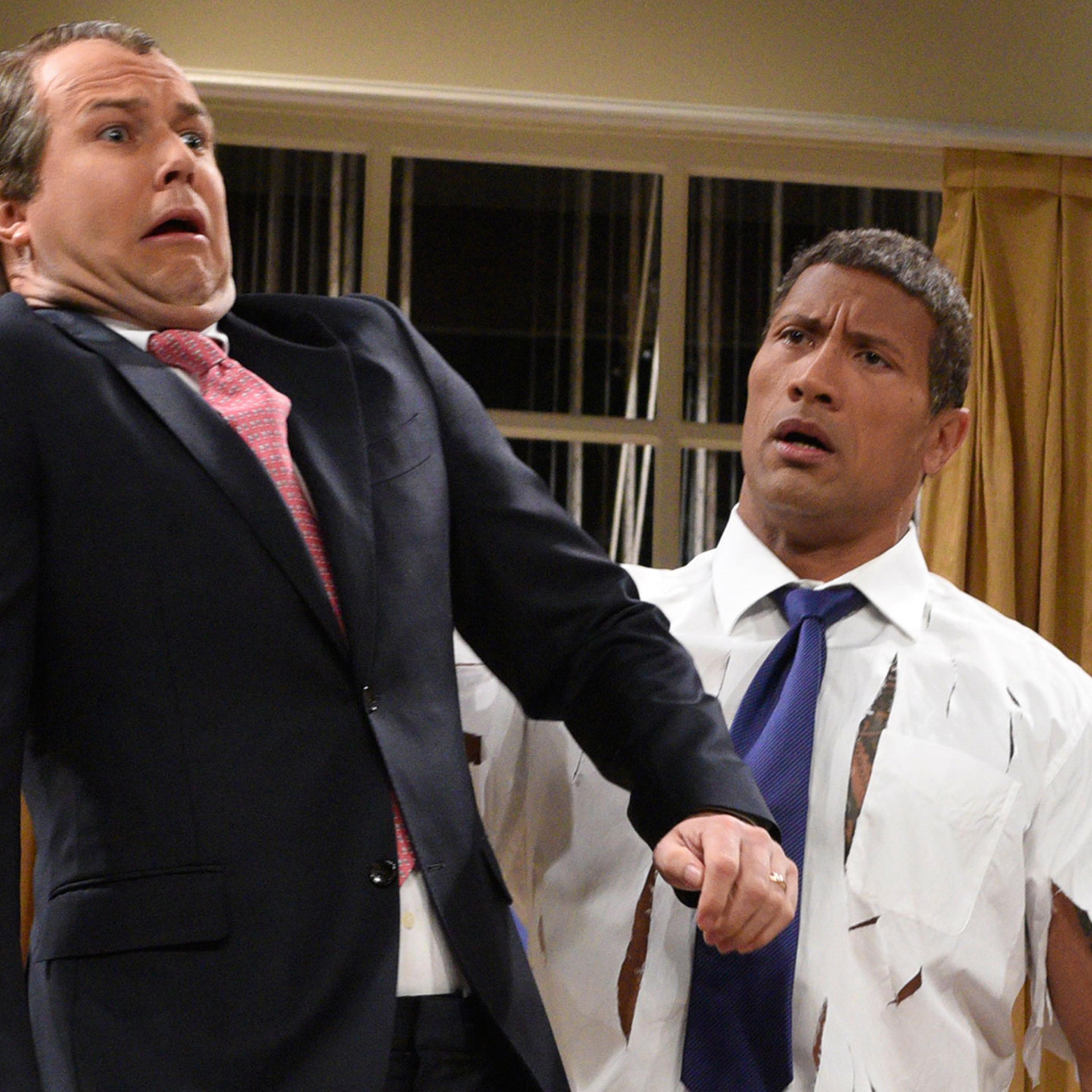 SNL The Rock Obama Dwayne Johnson