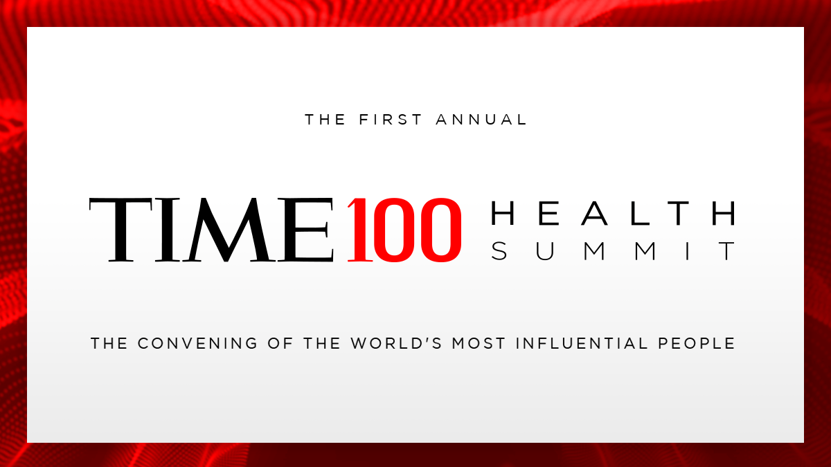 New Speakers Announced for the First-Ever TIME 100 Health Summit on October 17 in New York, NY