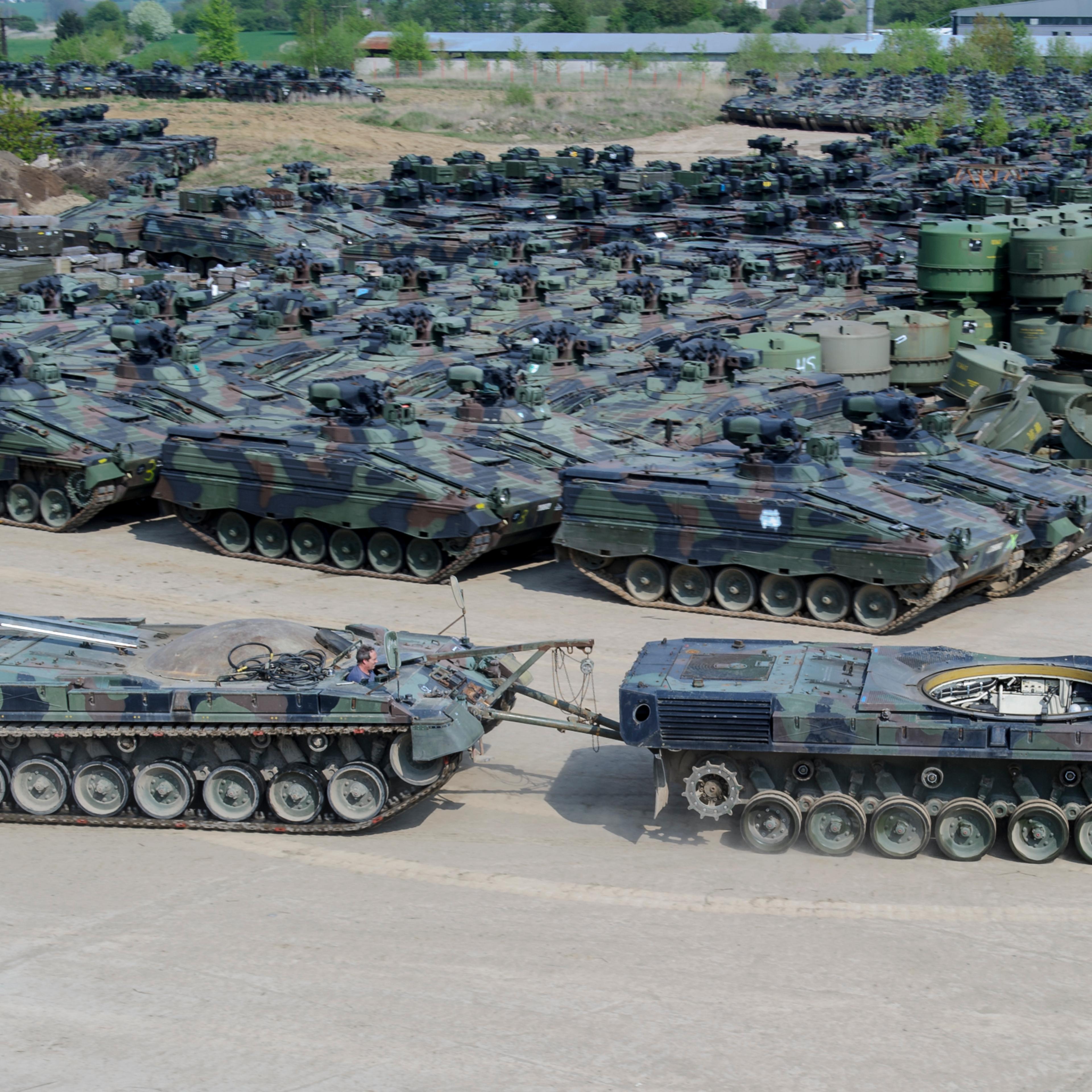 German Company Dismantles Europe's Excess Military Hardware