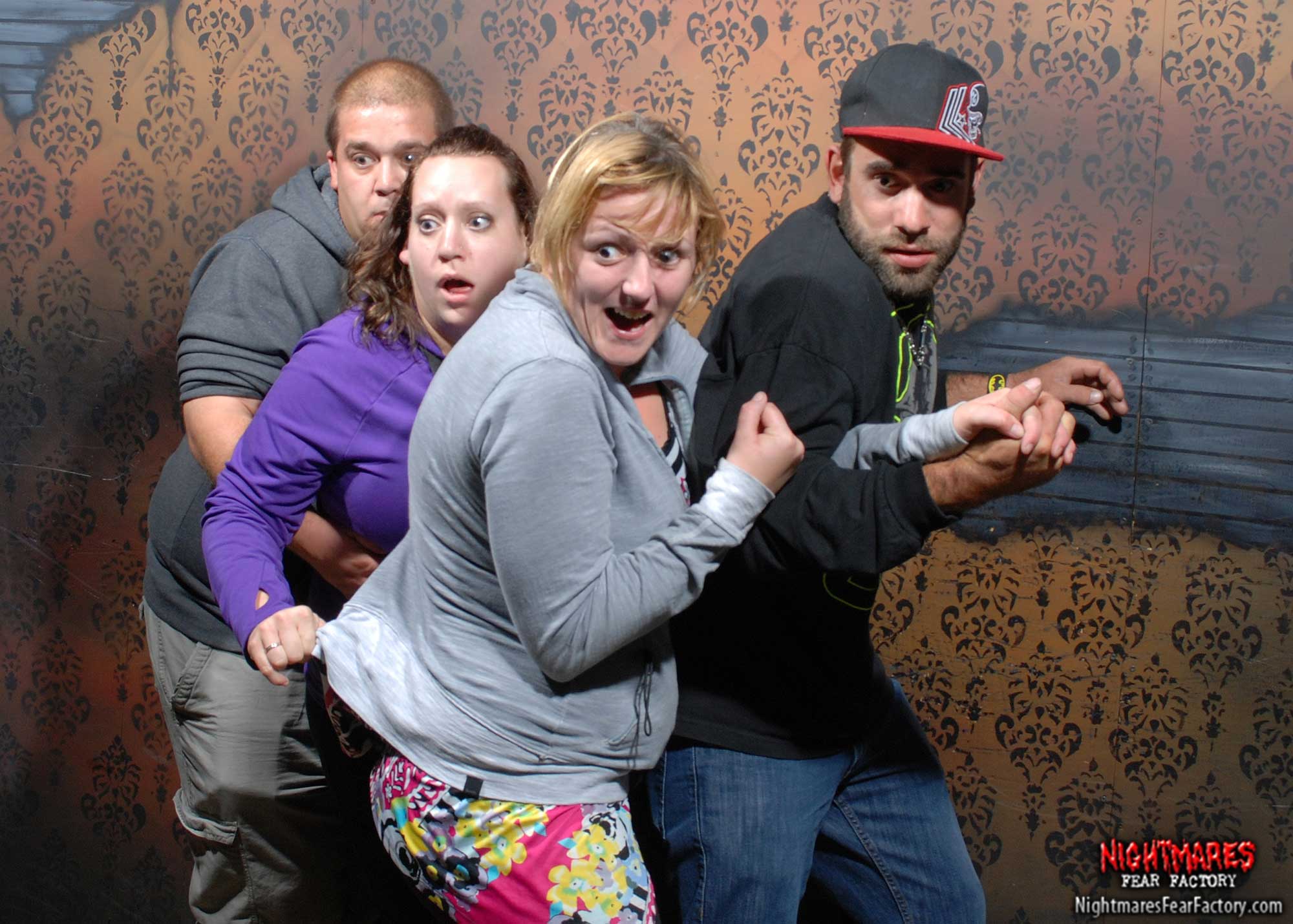 Halloween 2014: People Scared In Haunted House