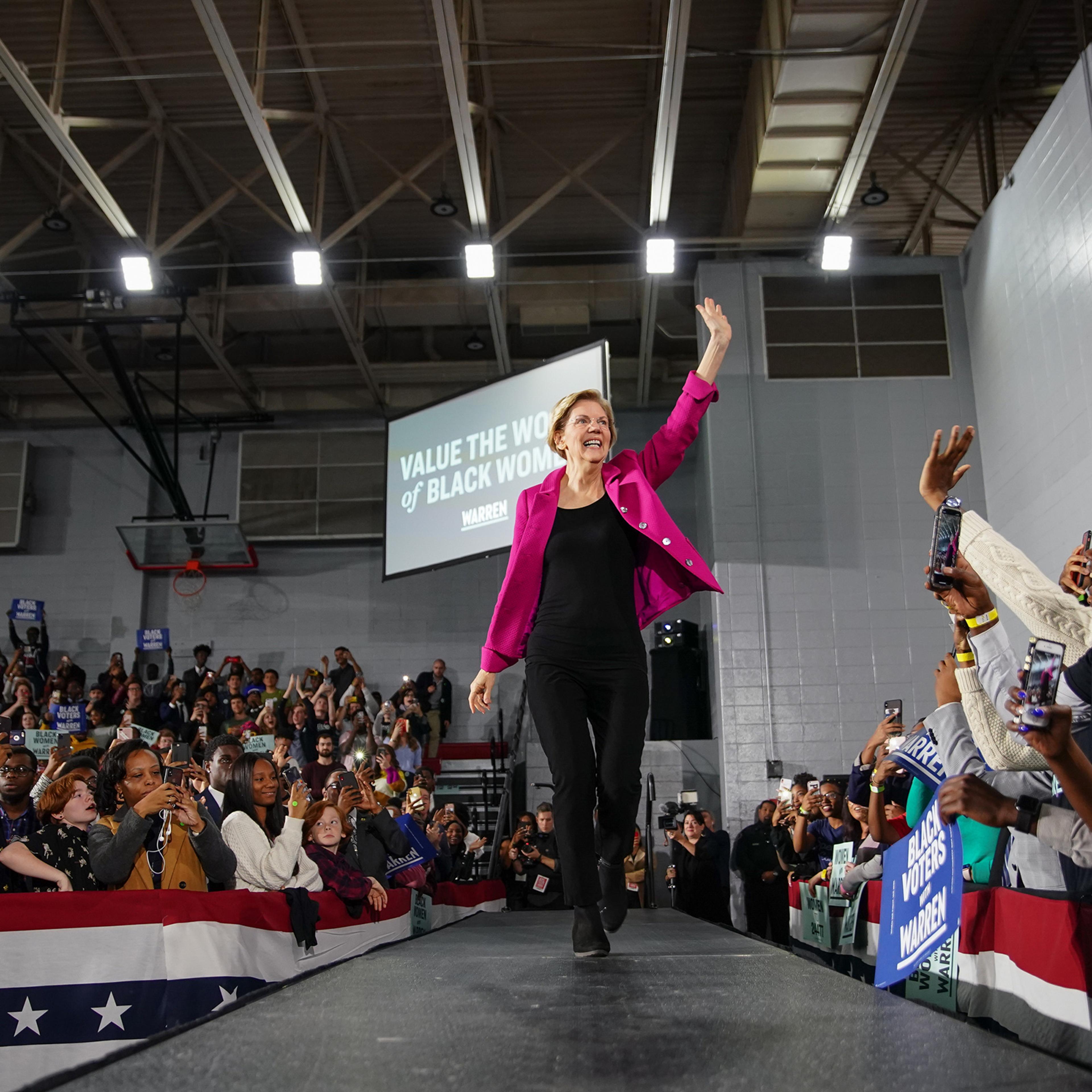 Democratic Presidential Candidate Elizabeth Warren Speaks At Clark Atlanta University