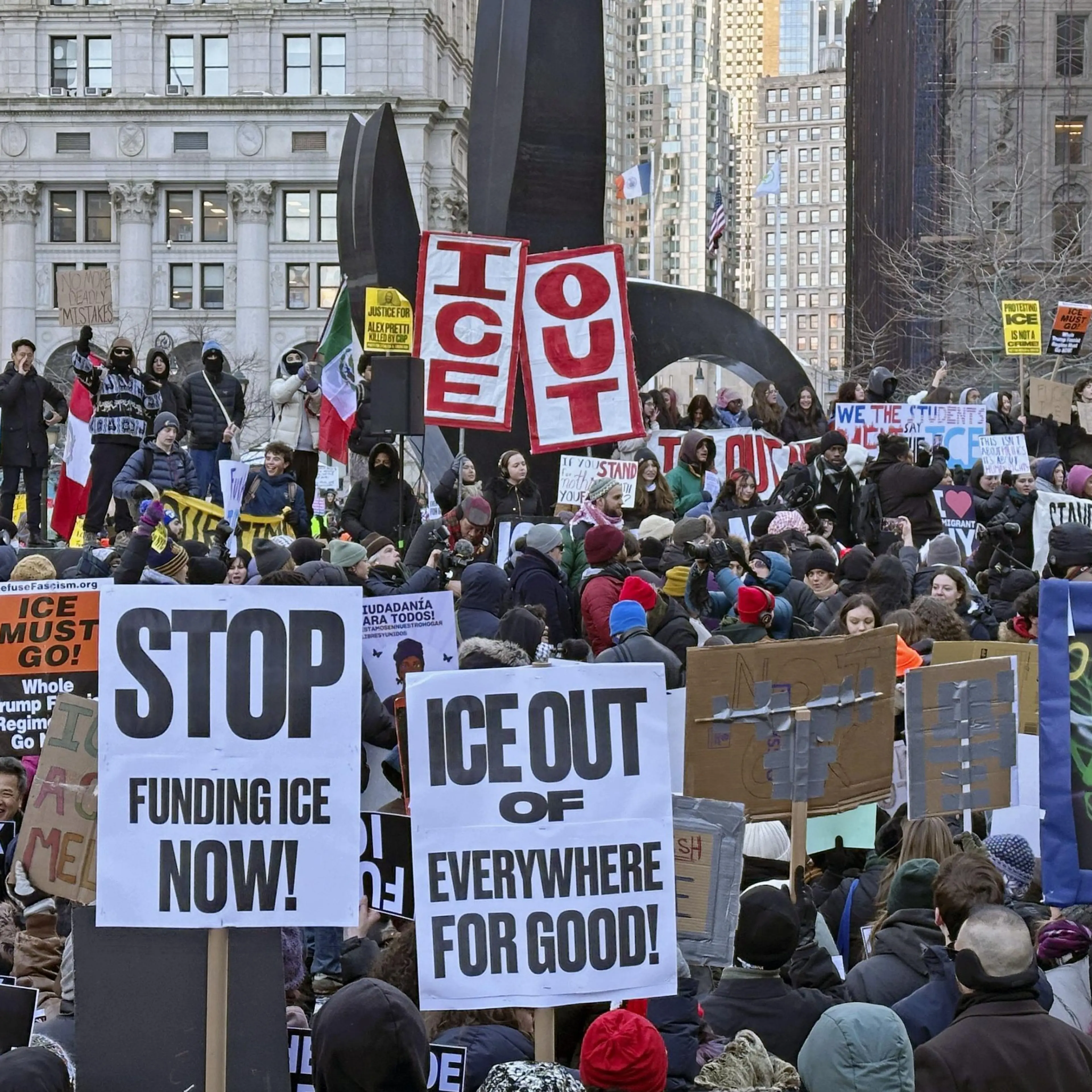 Anti-ICE protest in New York