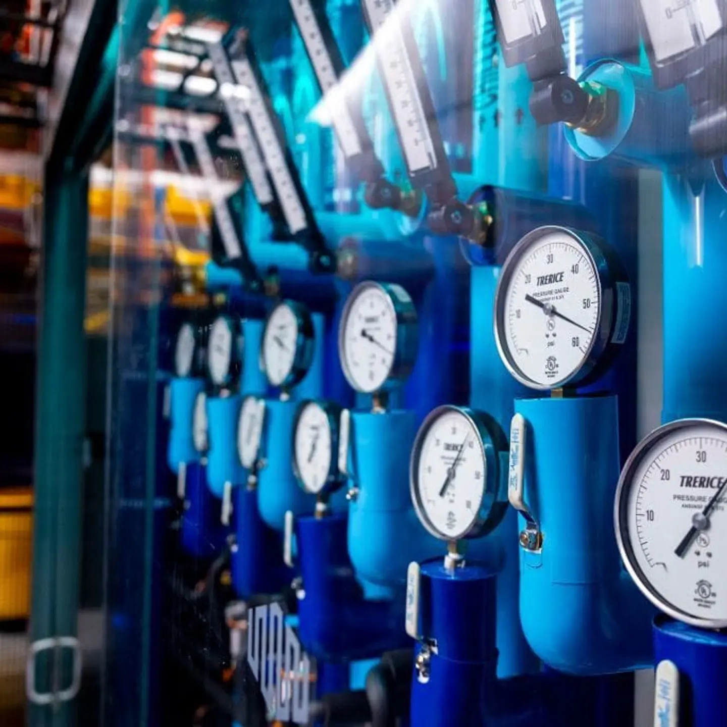 The liquid cooling system at Equinix Data Center in Ashburn, Virginia, on May 9, 2024