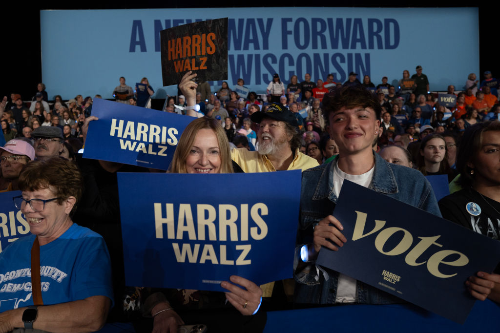 Democratic Presidential Nominee Kamala Harris Campaigns Across Wisconsin