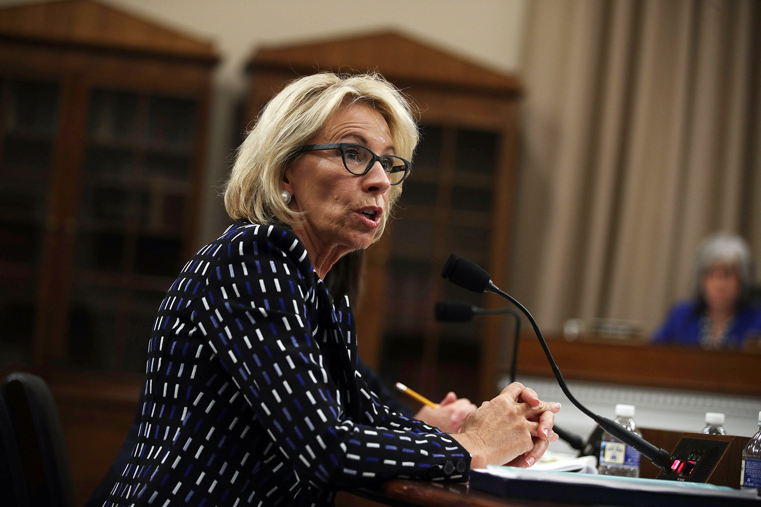 Education Secretary Betsy DeVos Testifies To House Appropriations Committee On Education Dept. Budget