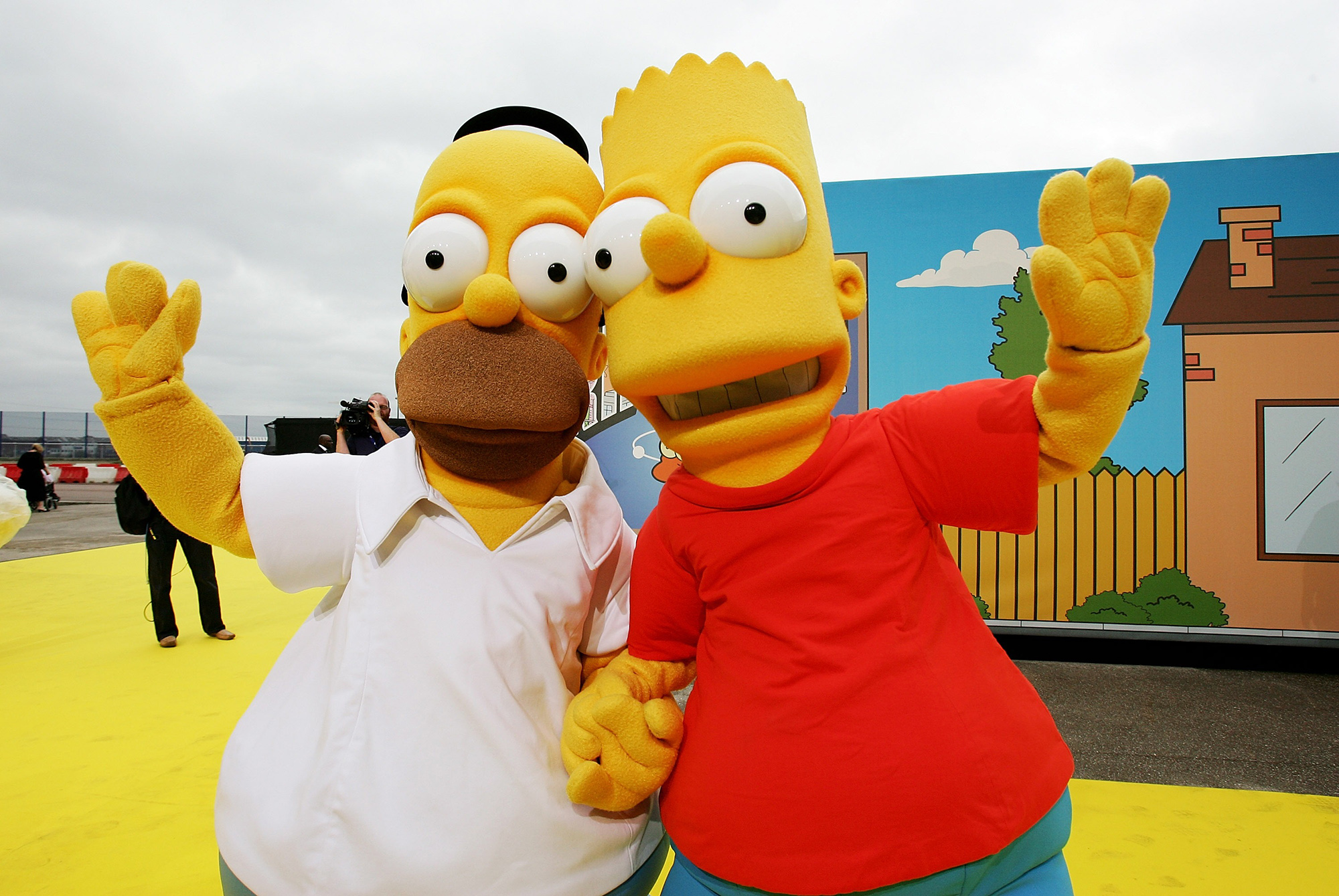 The Simpsons Movie - UK film premiere - Red Carpet