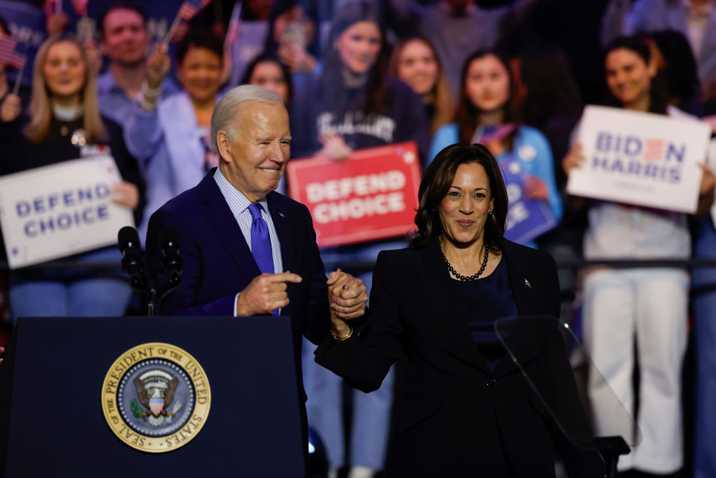 Joe Biden And Kamala Harris Hold Campaign Rally In Support Of Abortion Rights