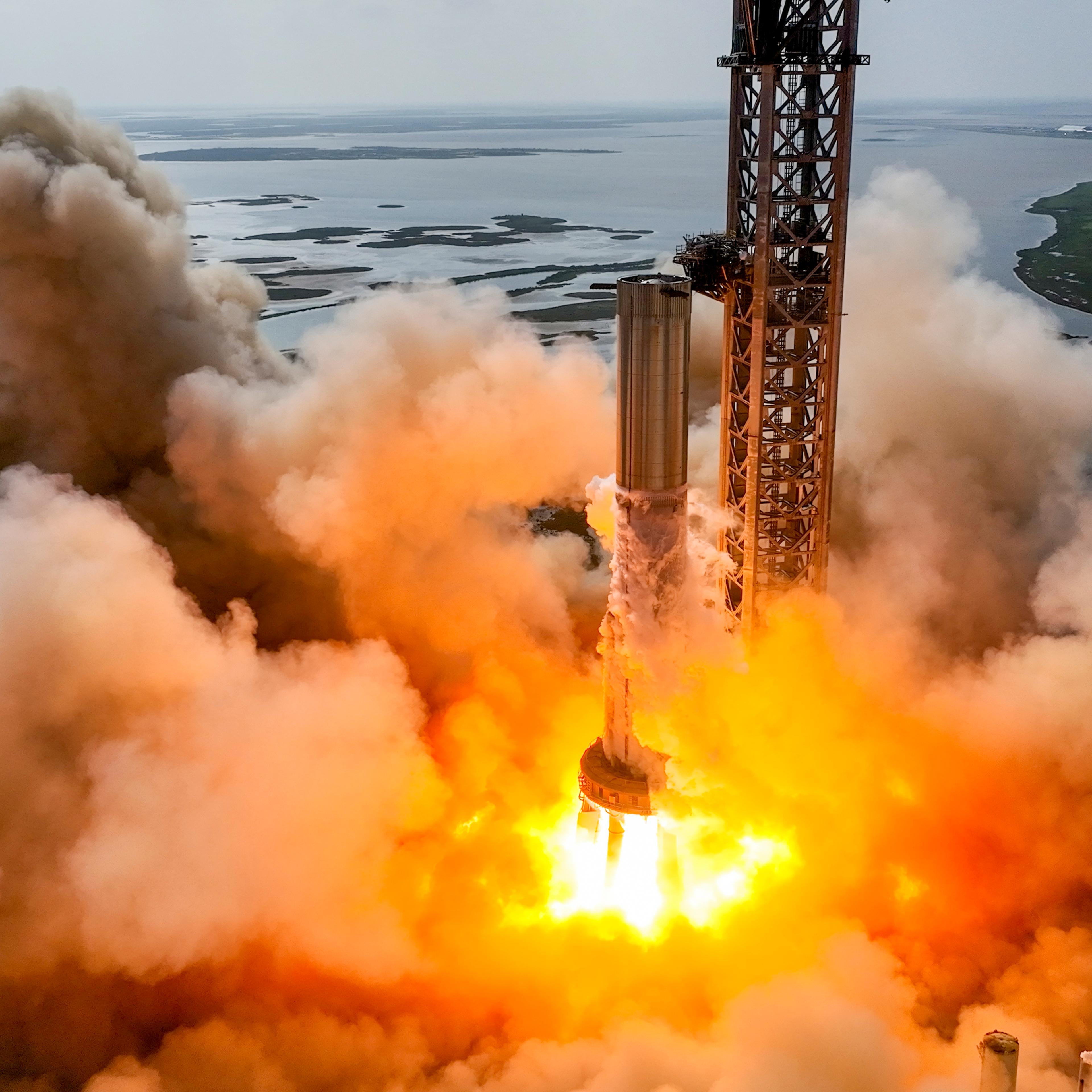 SpaceX's Super Heavy rocket test-fires 11 of its 33 engines