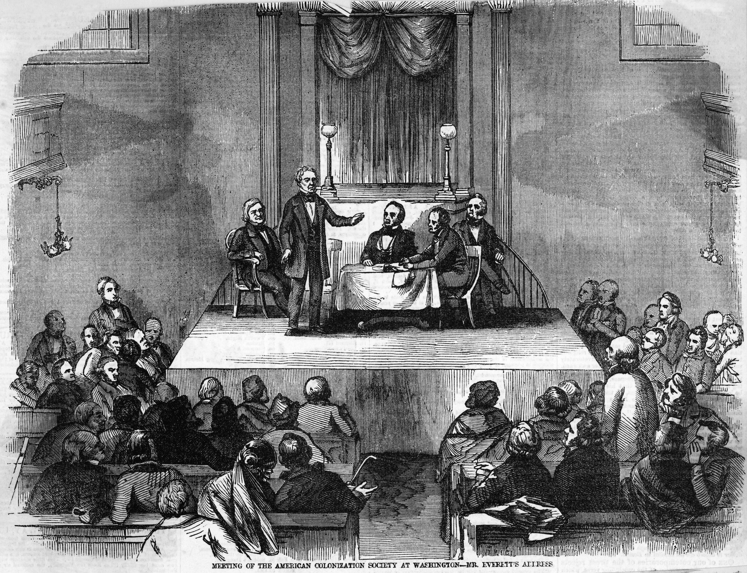 American Colonization Soc. Meeting;Illus