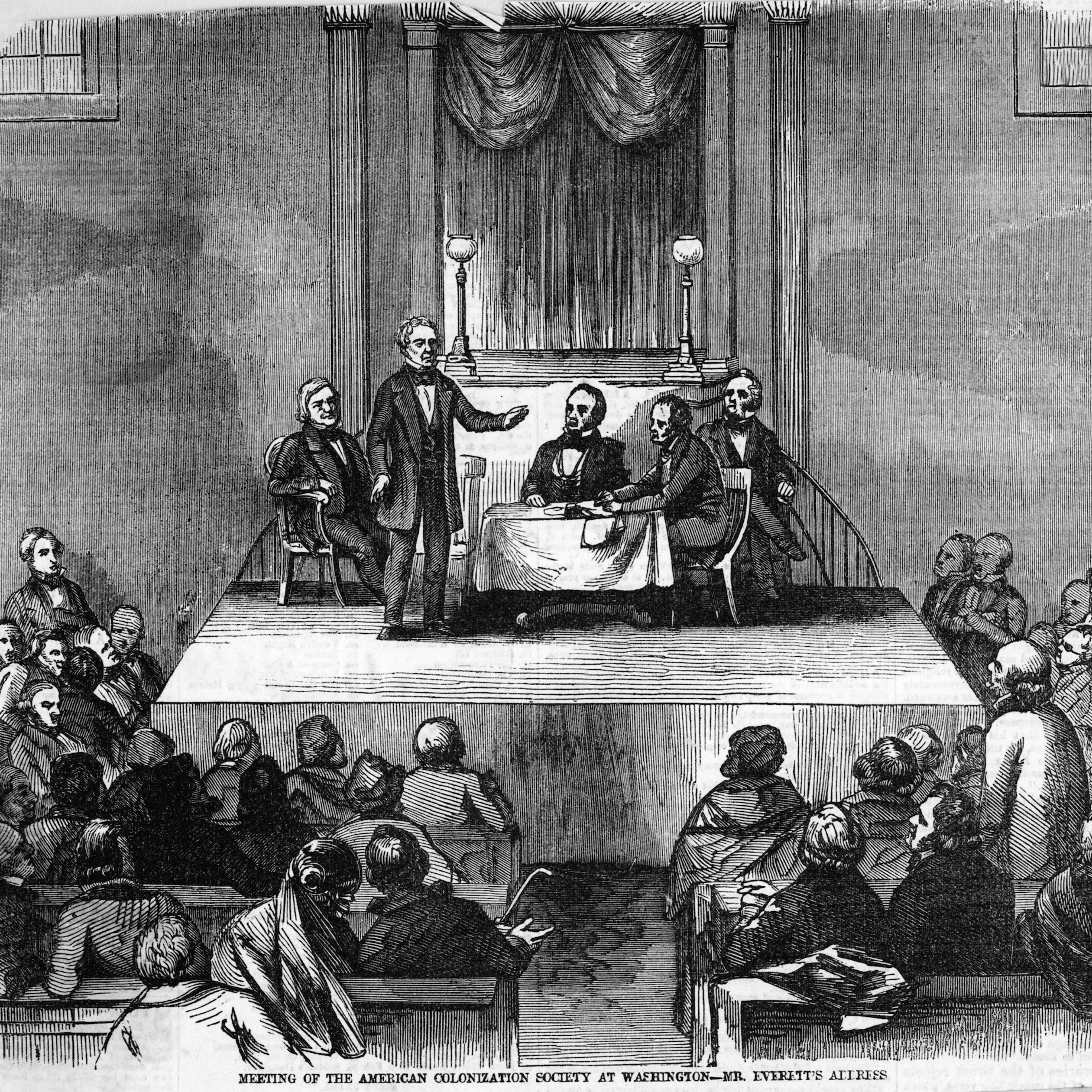 American Colonization Soc. Meeting;Illus