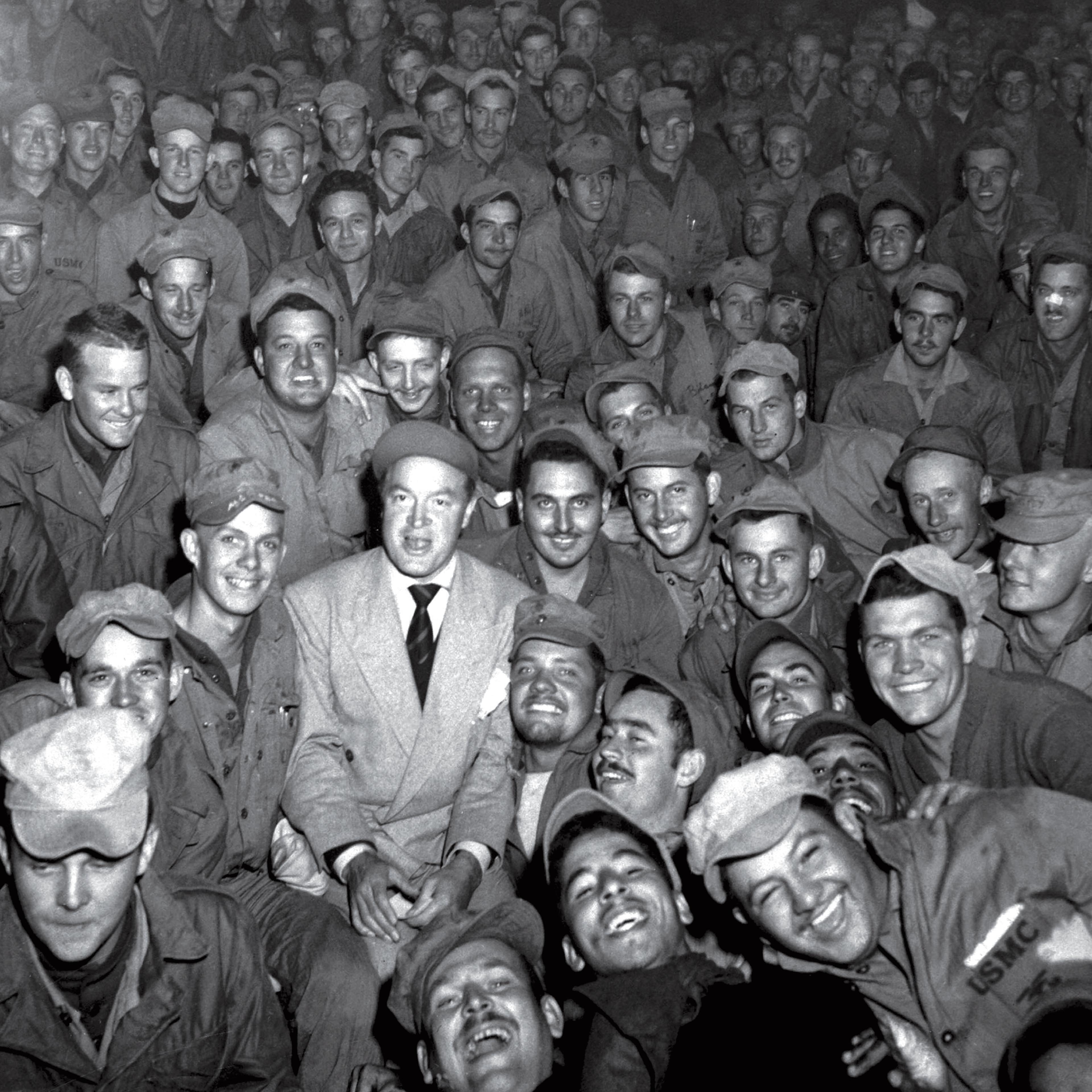 Hope Entertains The Troops
