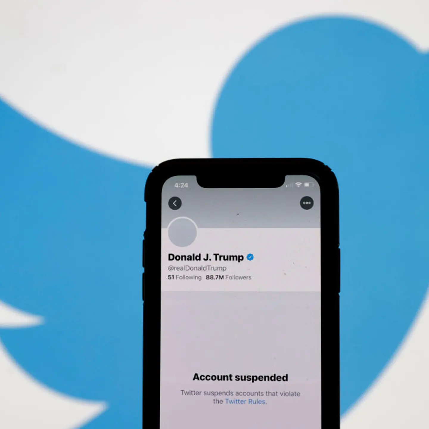 Twitter Permanently Suspends President Donald Trump's Twitter Account