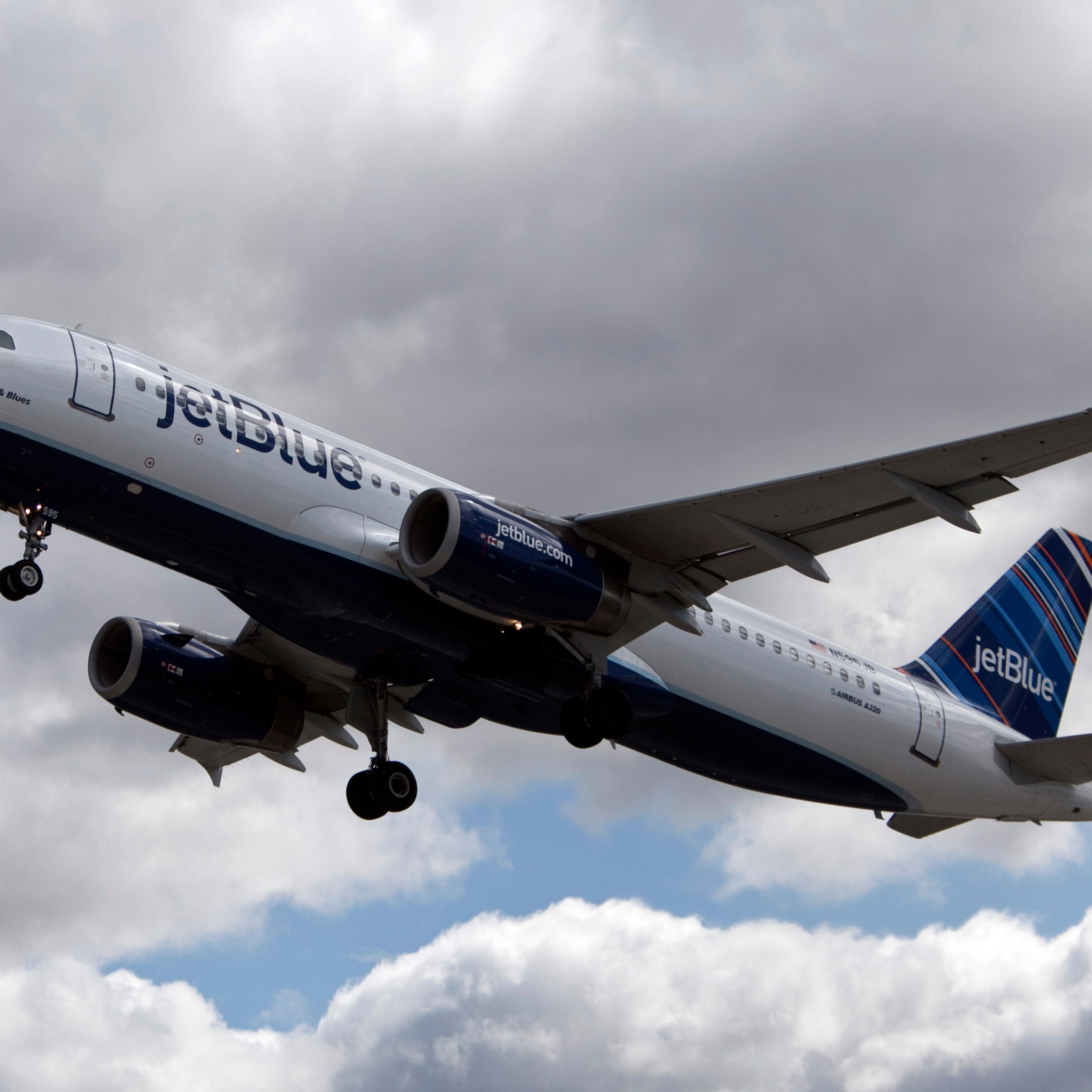 JetBlue Plane At John F. Kennedy International Airport