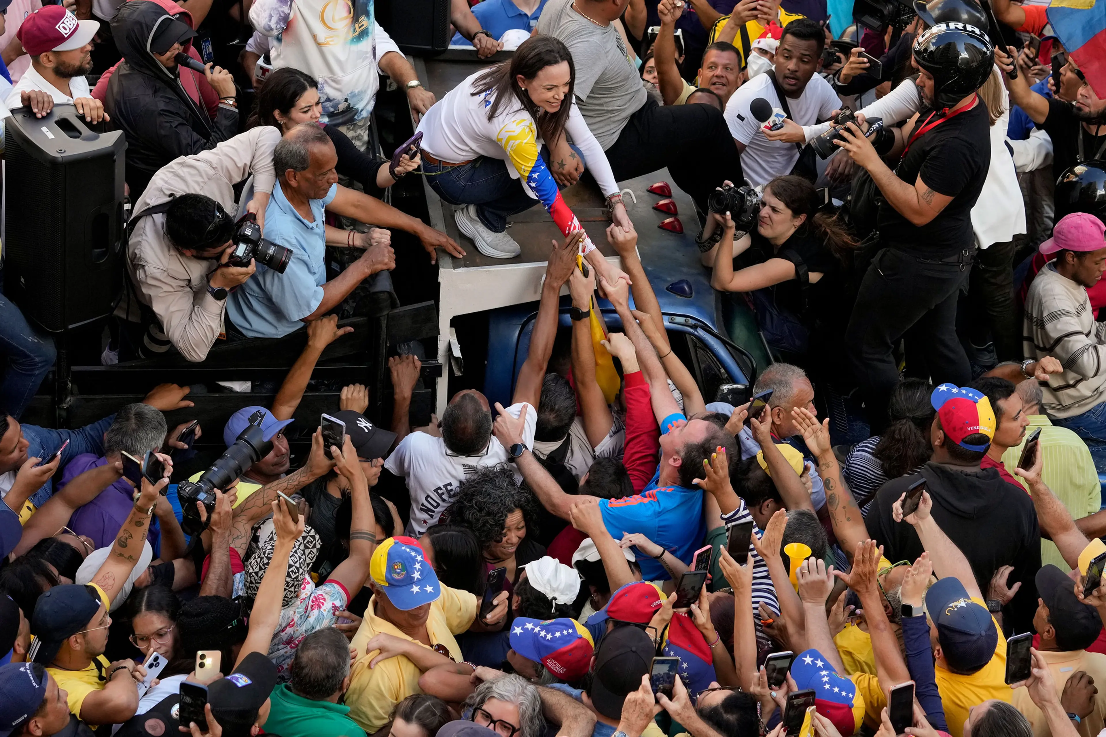 APTOPIX Venezuela Inauguration Protests