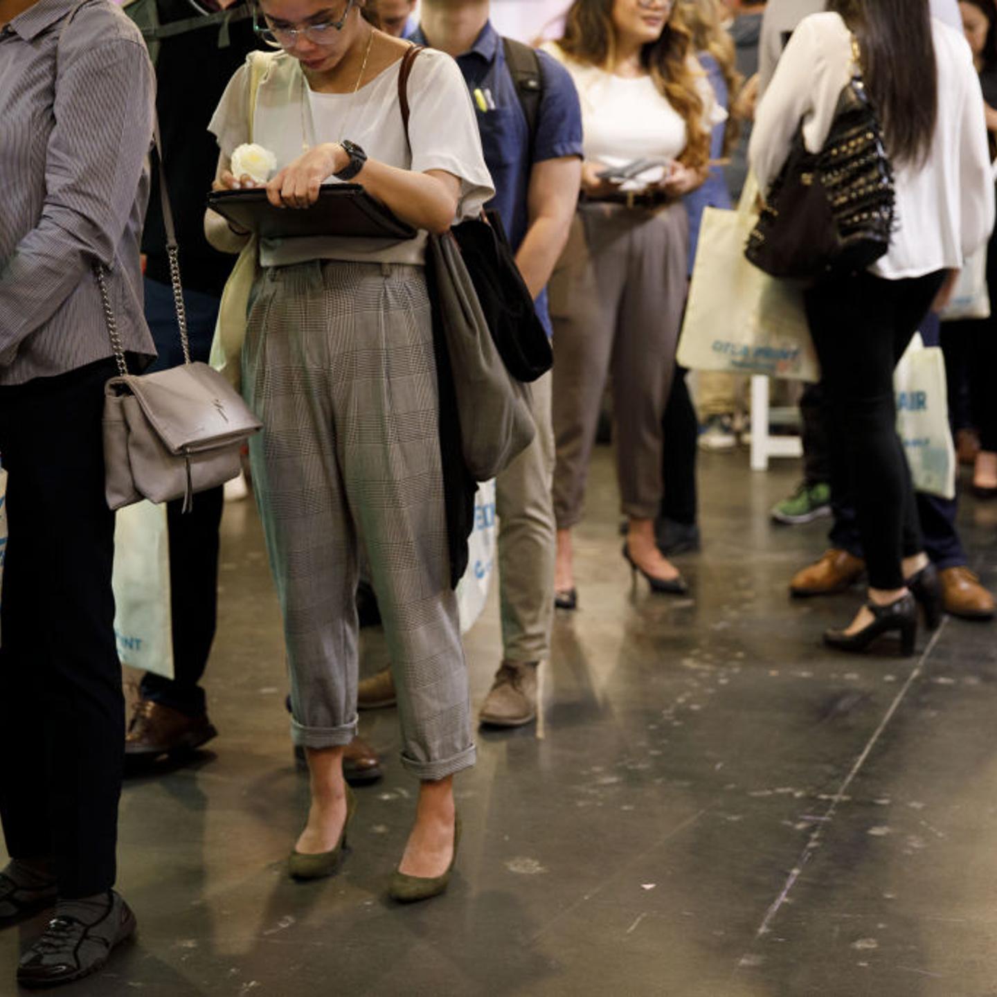 Inside A TechFair LA Career Fair Ahead Of Initial Jobless Claims