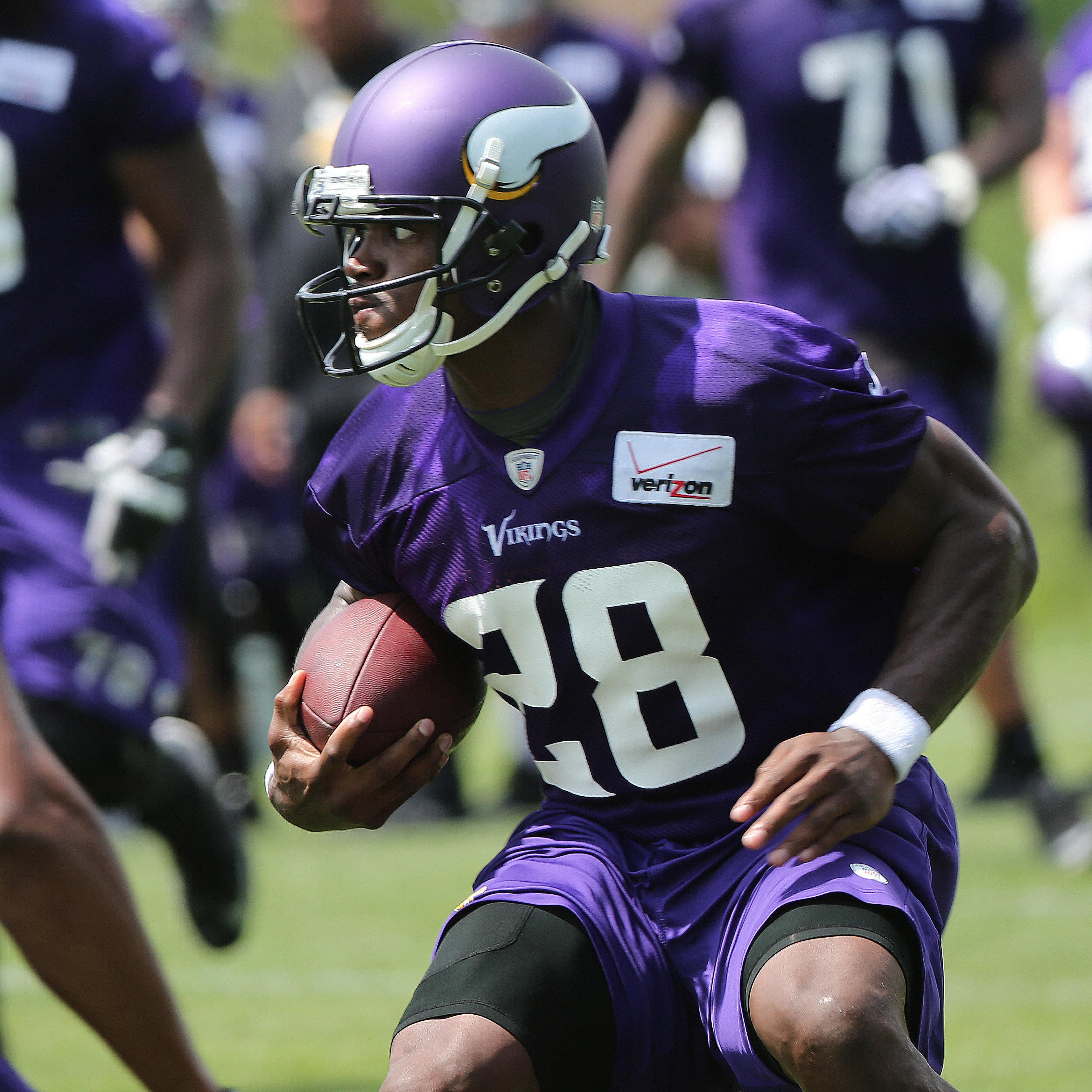 Leave it on the field: The Vikings' Adrian Petersen, charged with beating his child with a tree switch