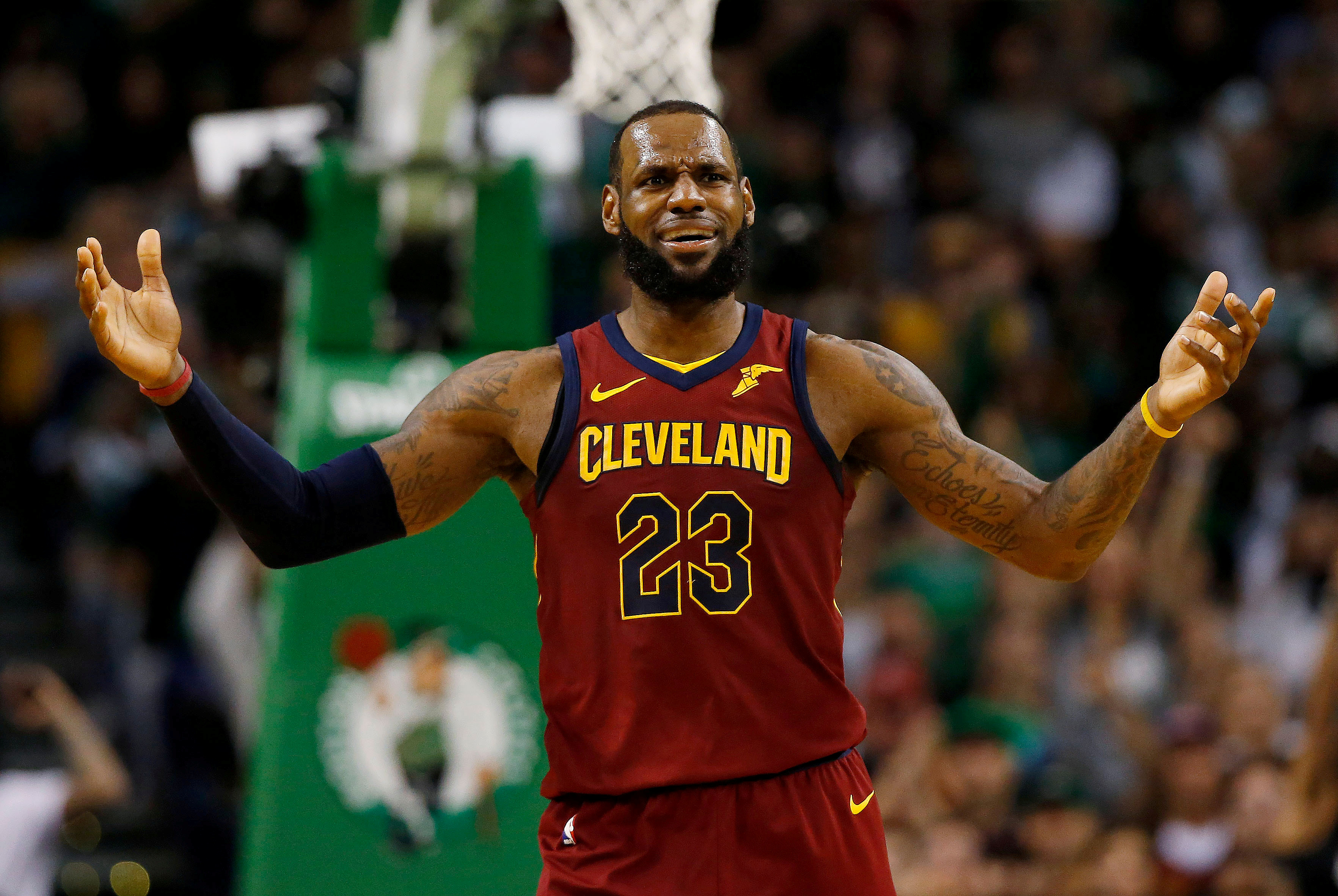 FILE PHOTO:    NBA: Playoffs-Cleveland Cavaliers at Boston Celtics