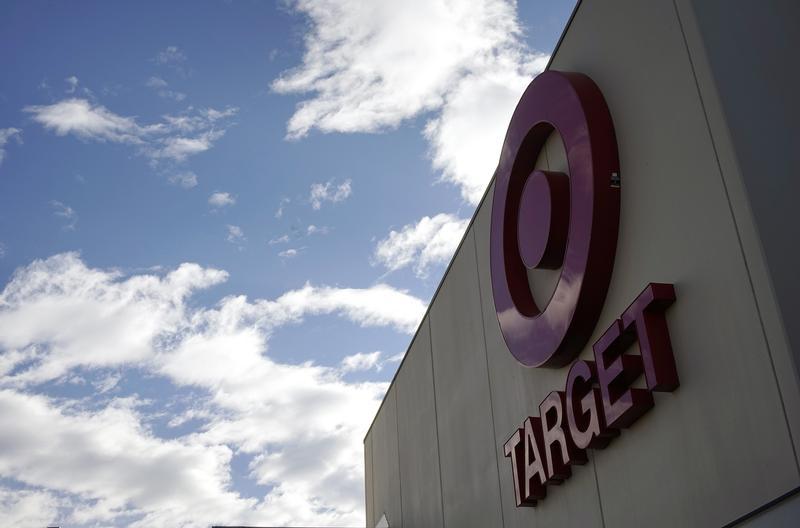 Sign outside a Target store is seen in Arvada