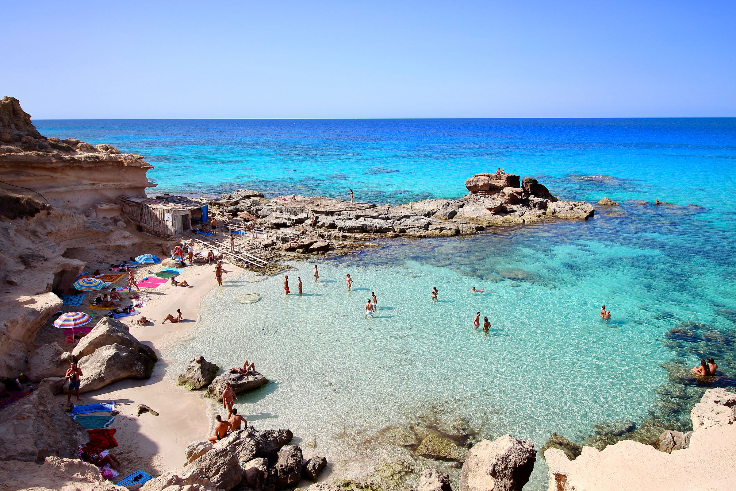 A beach at Dunas de Formentera