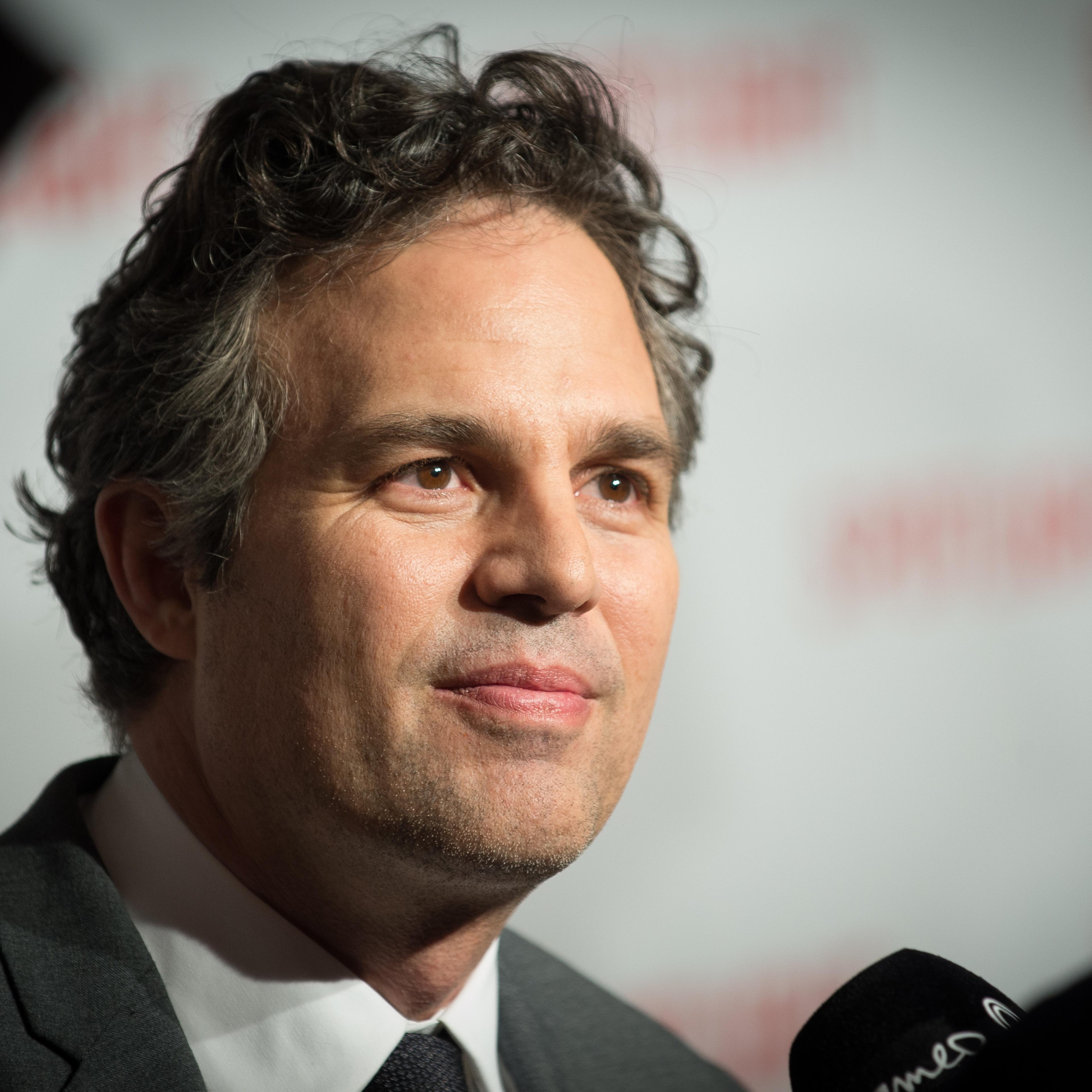 Mark Ruffalo arrives for the UK Premiere of Spotlight at The Washington Mayfair on January 20, 2016 in London, England.