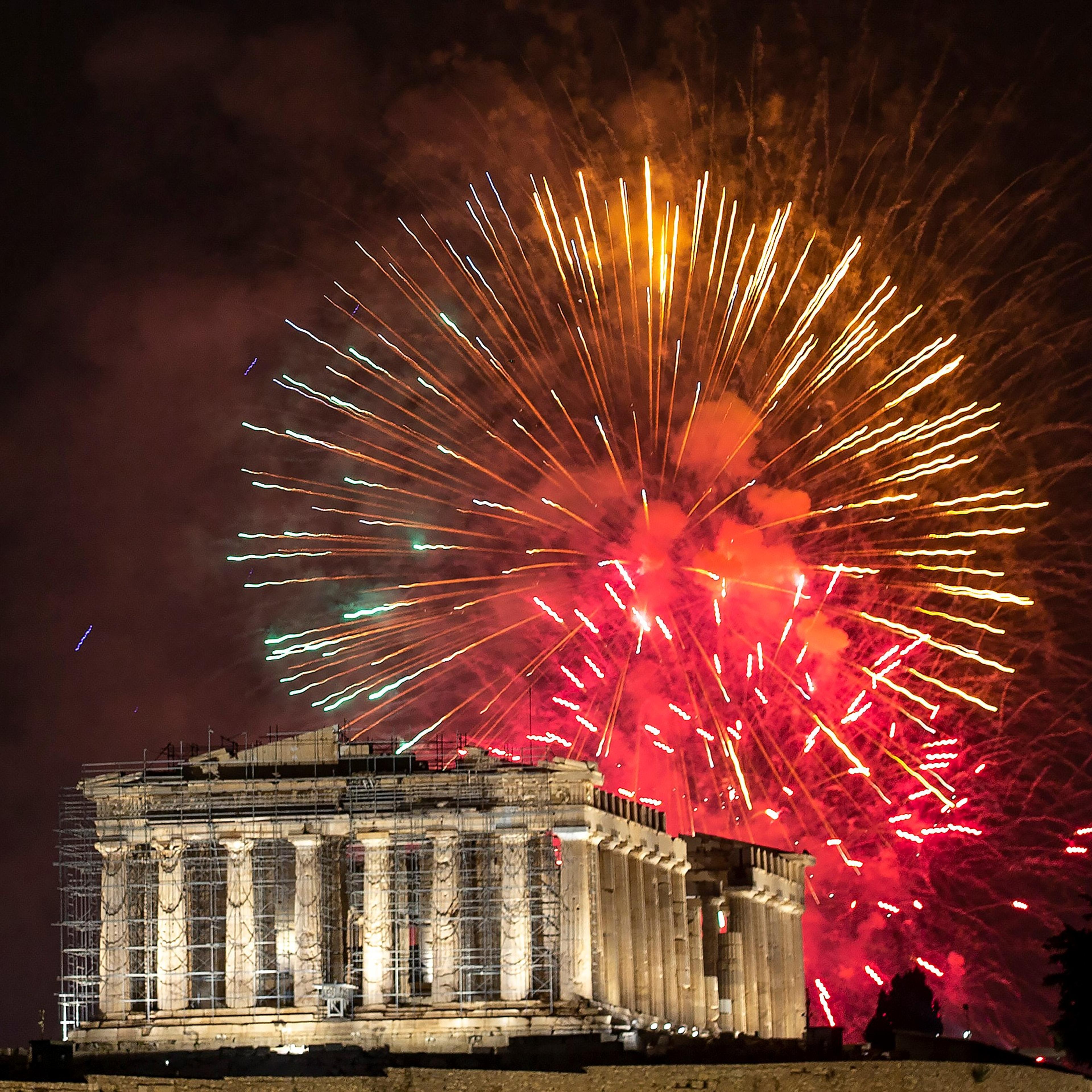 GREECE-ATHENS-NEW YEAR-FIREWORKS