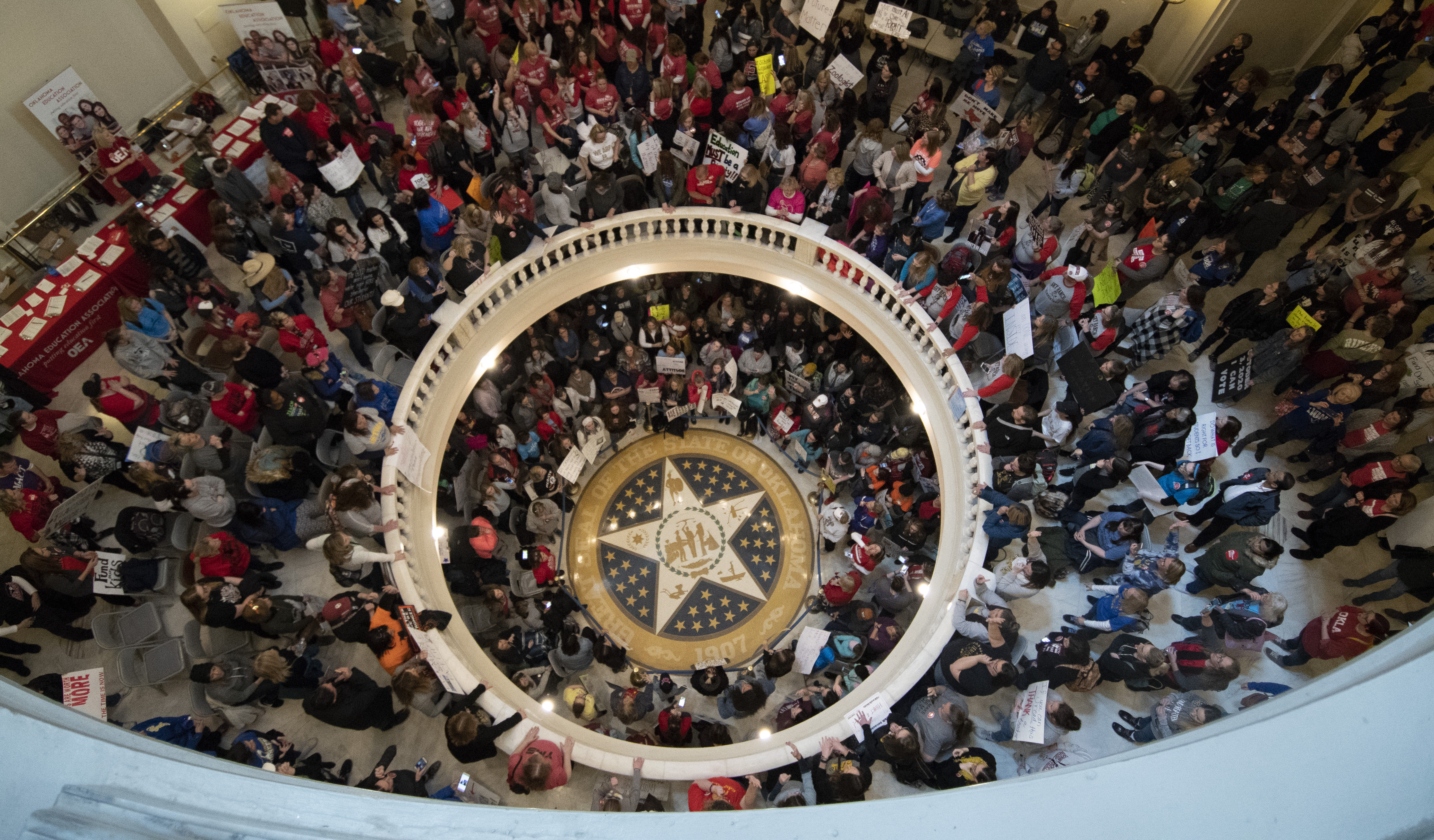 Oklahoma Teachers Continue To Strike
