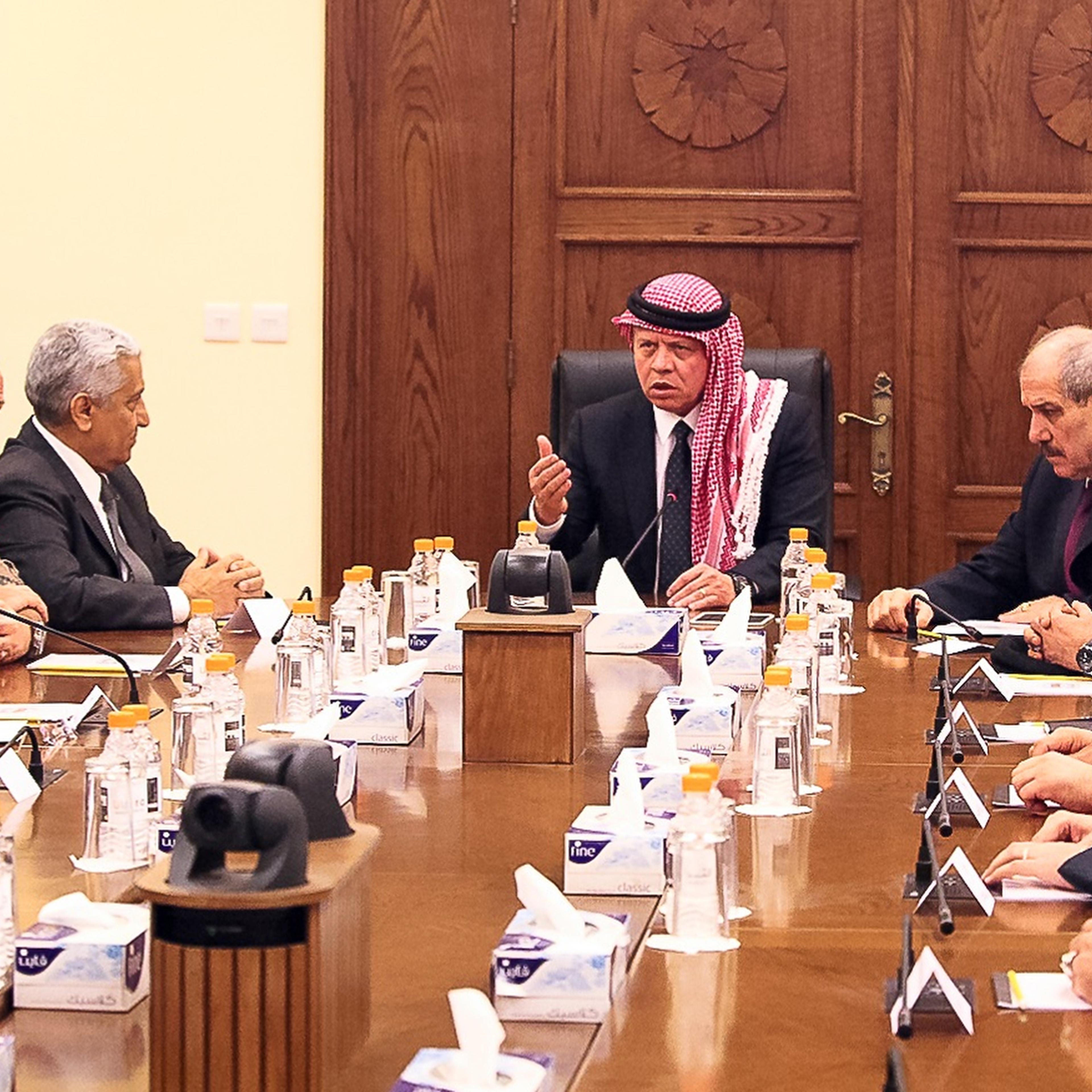 Jordan King Abdullah Meetings After Killing Of Pilot - Amman