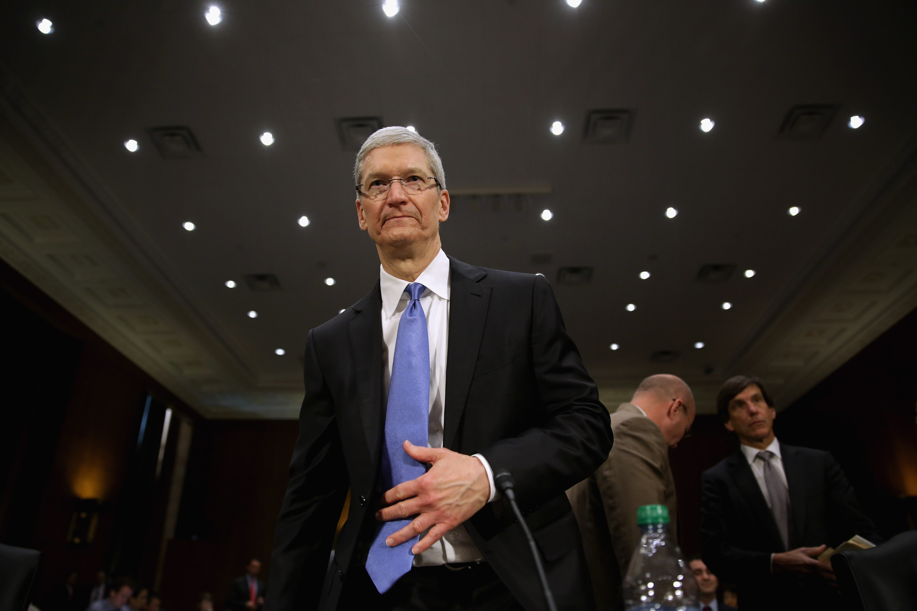 Apple CEO Tim Cook Testifies At Senate Hearing On U.S. Tax Code