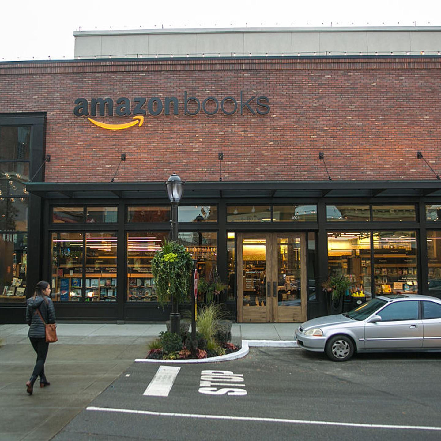 Amazon has opened its first physical bookstore as viewed on Nov. 5, 2015, in Seattle, Washington.