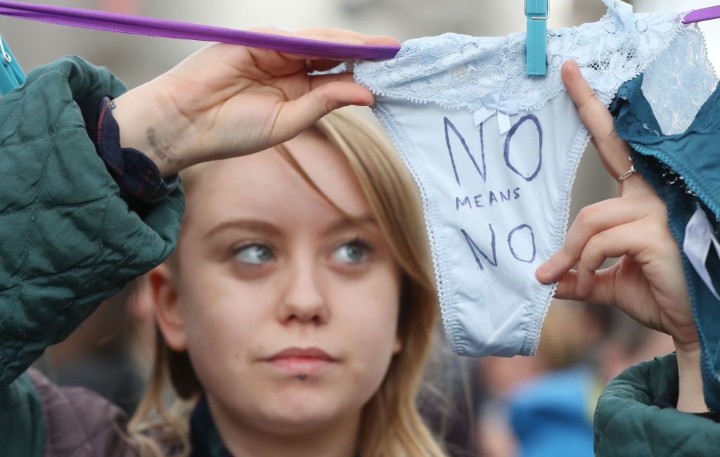 Sexual violence protest