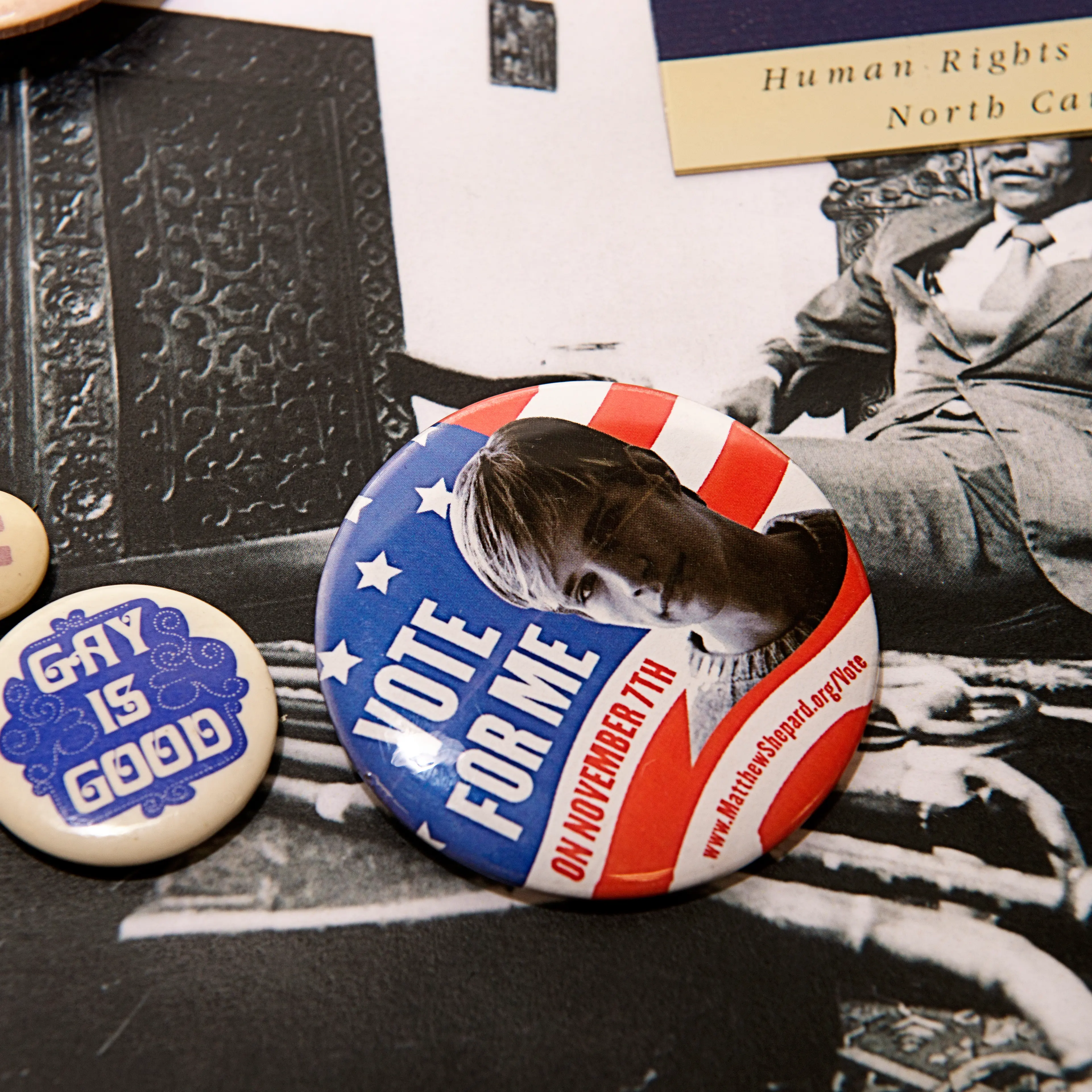 Matthew Shepard voting button