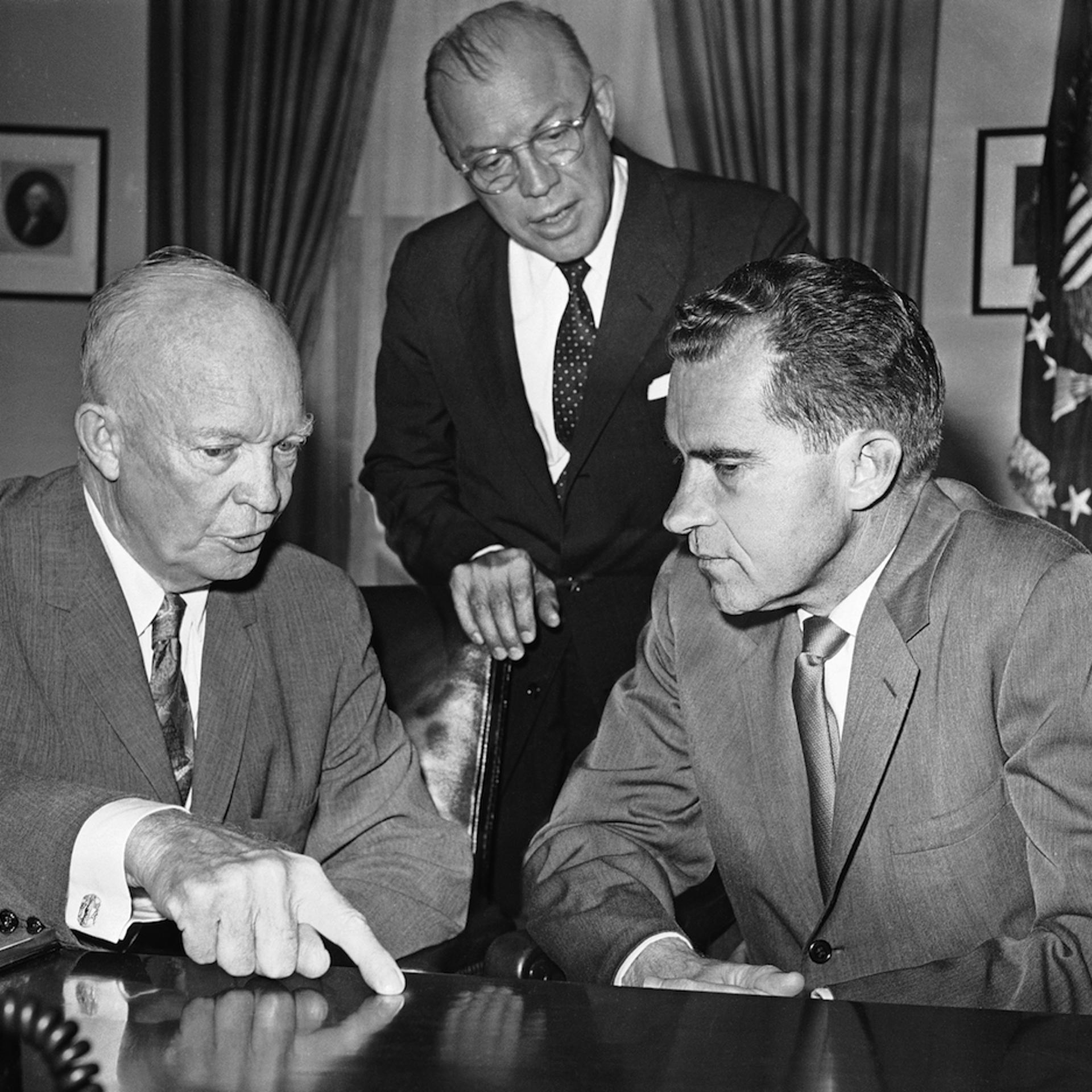 Nixon and Eisenhower 1959