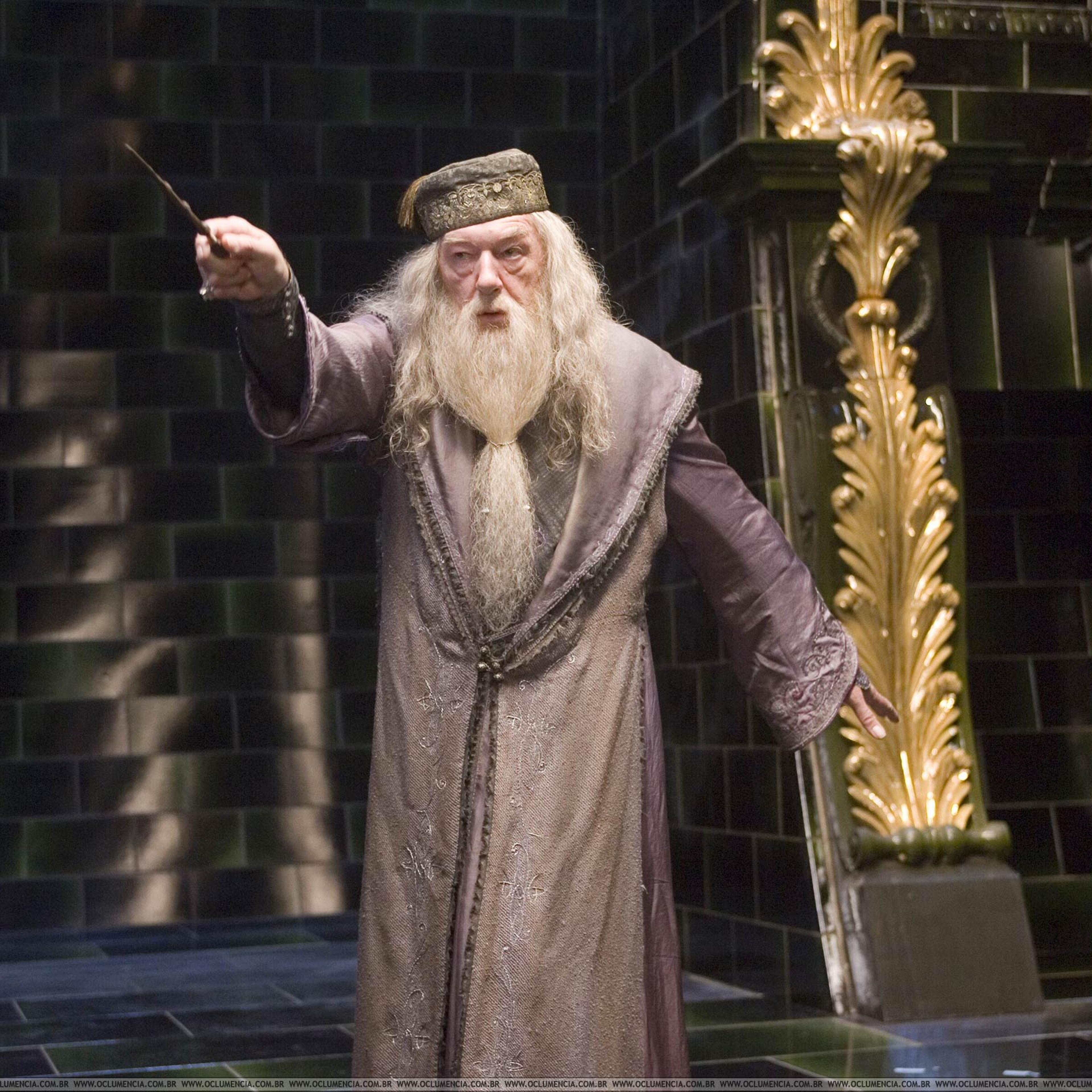 Michael Gambon as Albus Dumbledore in "Harry Potter and the Order of the Phoenix ."