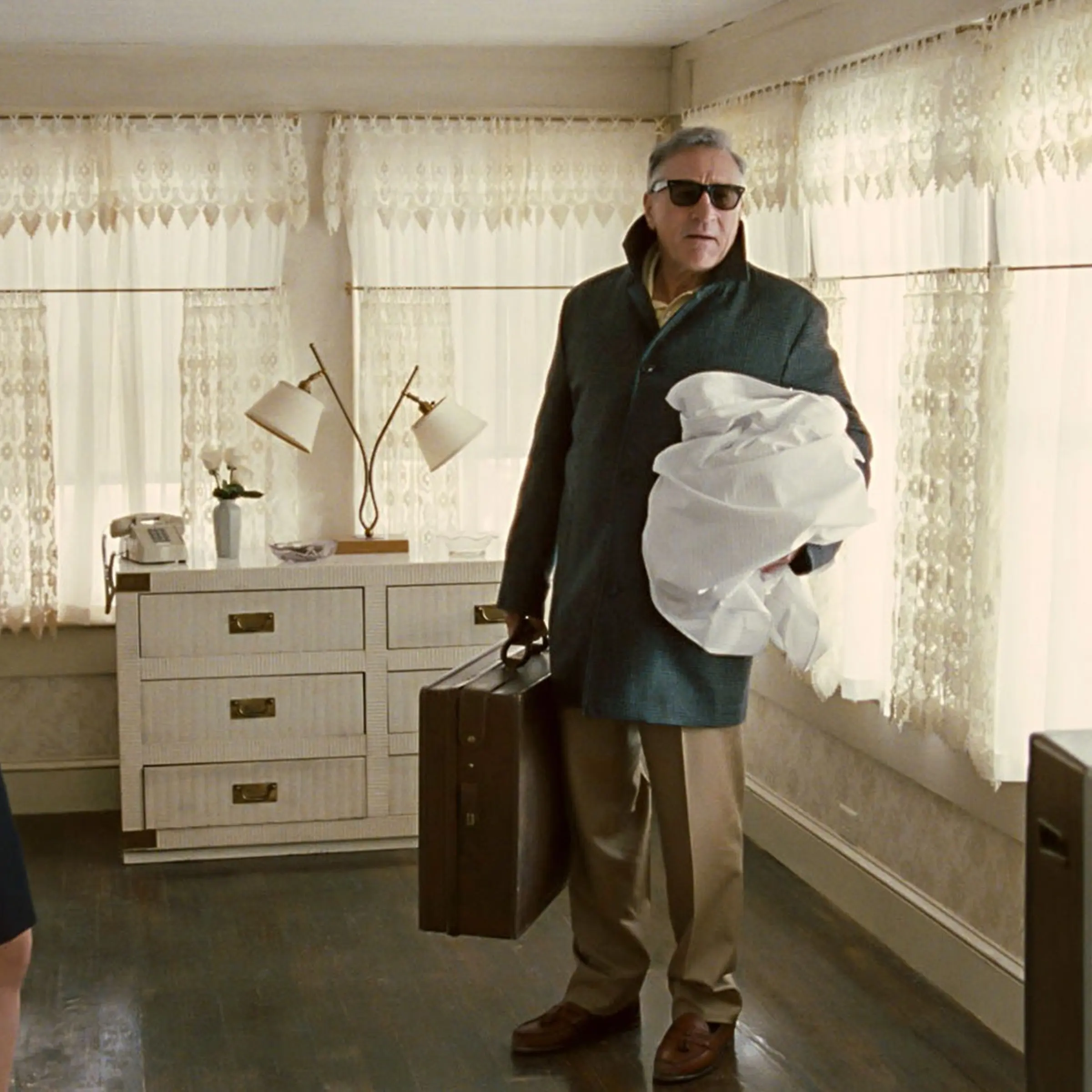 Jennifer Lawrence and Robert De Niro in Joy.