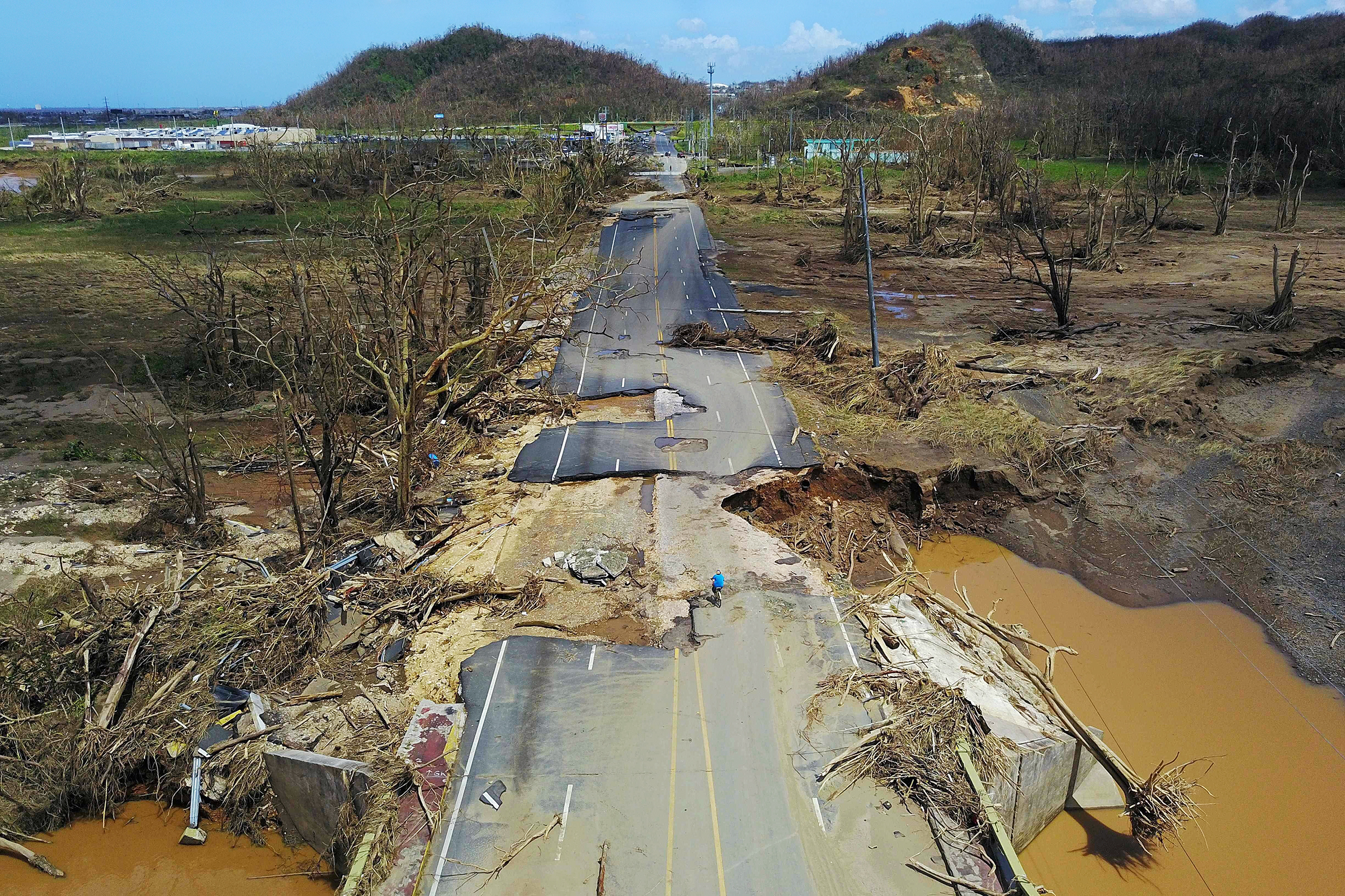 Puerto Rico wrecked from Hurricane Maria, mainland ignores